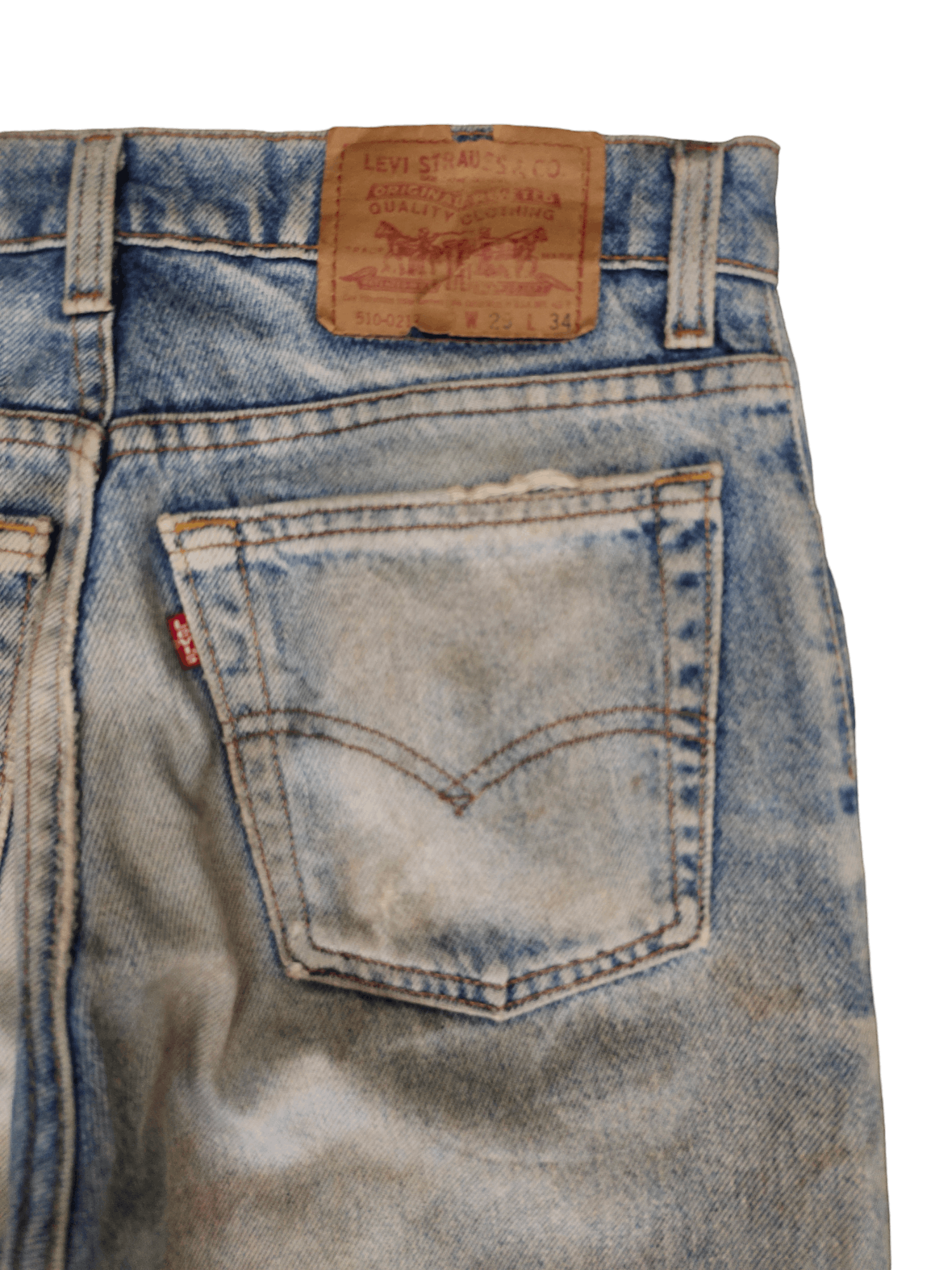 Levi's 1990s Levis 510 Dirty Wash Denim Jeans Size US 29 - 12 Thumbnail