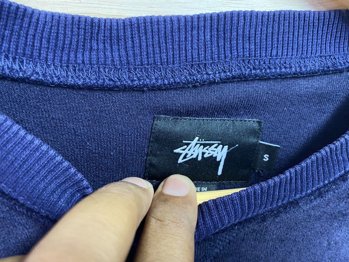 Stussy Stussy velvet sweatshirt spell out Size US S / EU 44-46 / 1 - 4 Thumbnail