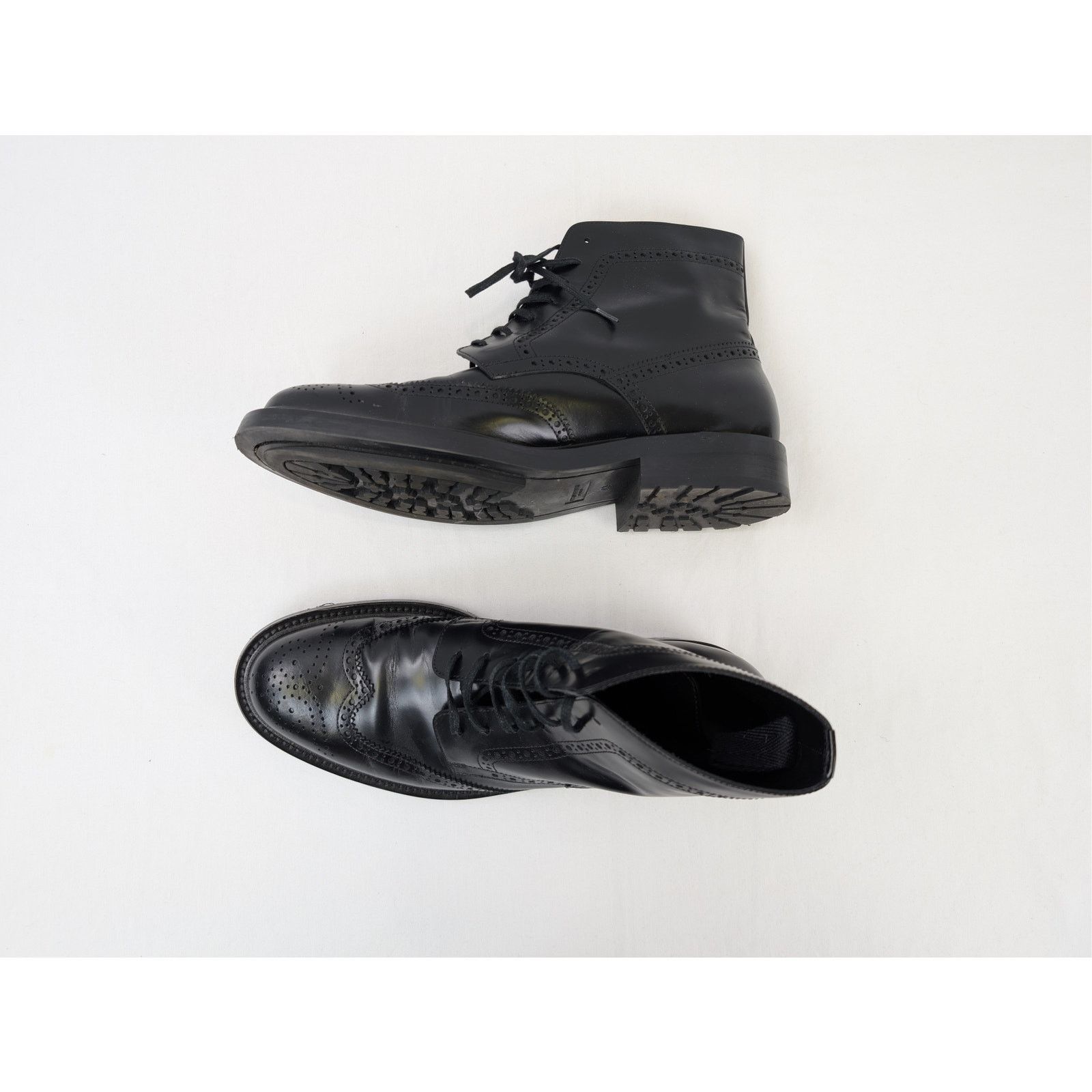 Saint Laurent Paris o1rshd1 CC20 Army 20 Lace-up Boots in black Size US 10 / EU 43 - 1 Thumbnail