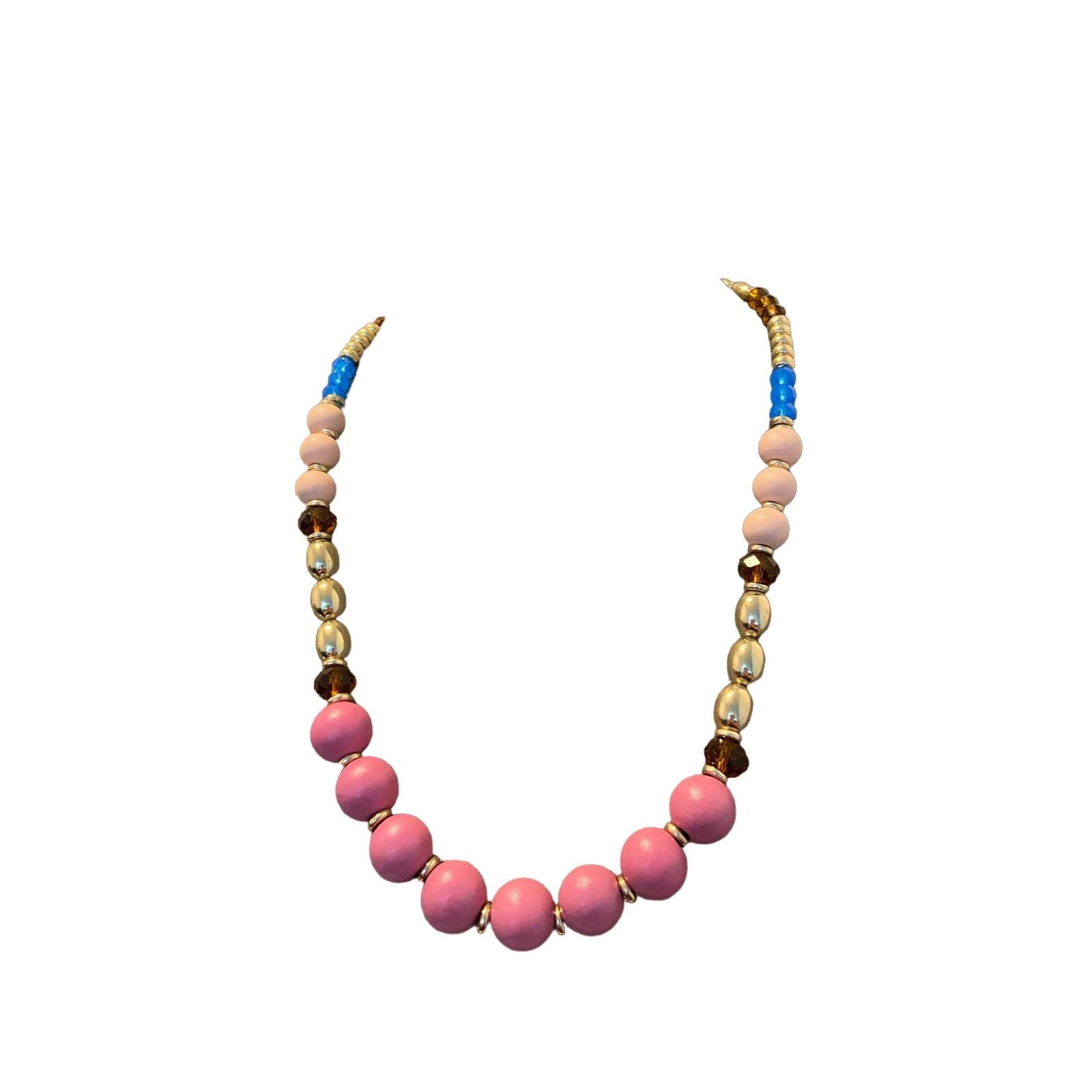 Handmade Colorful bead necklace Size ONE SIZE - 1 Thumbnail