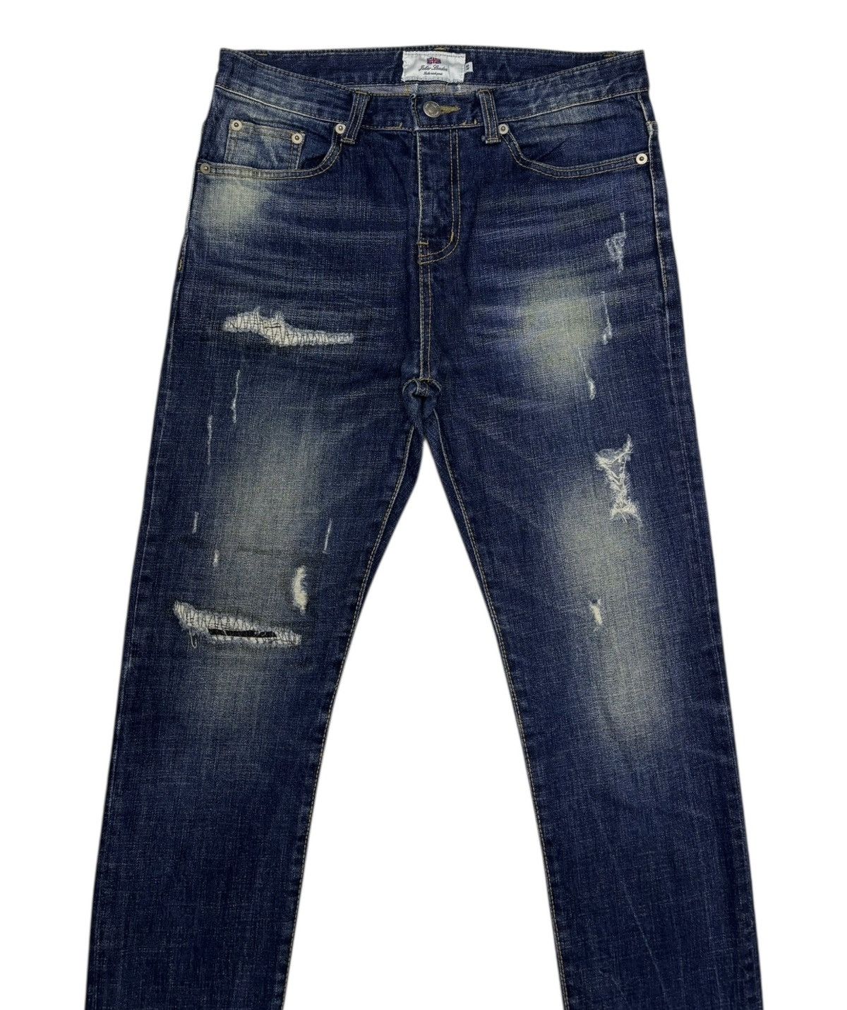 Jaded London × Undercover DISTRESSED DENIM JOKER LONDON UNDERCOVER STYLE DESIGN JEAN Size US 30 / EU 46 - 3 Thumbnail