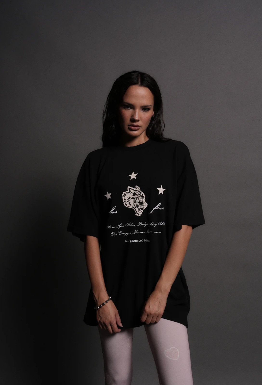 Darc Sport SHE'S A STAR UNISEX "PREMIUM" OVERSIZED TEE IN BLACK Size US XL / EU 56 / 4 - 7 Thumbnail
