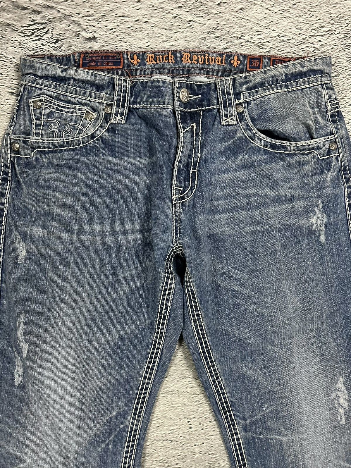 Rock Revival Rock Revival washed jeans Y2K relaxed Tallon Size US 36 / EU 52 - 7 Thumbnail