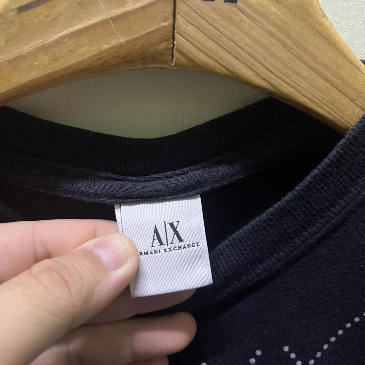 Armani Exchange Rare Vintage Armani Exchange Spider Web Tees Size US XXS / EU 40 - 7 Thumbnail