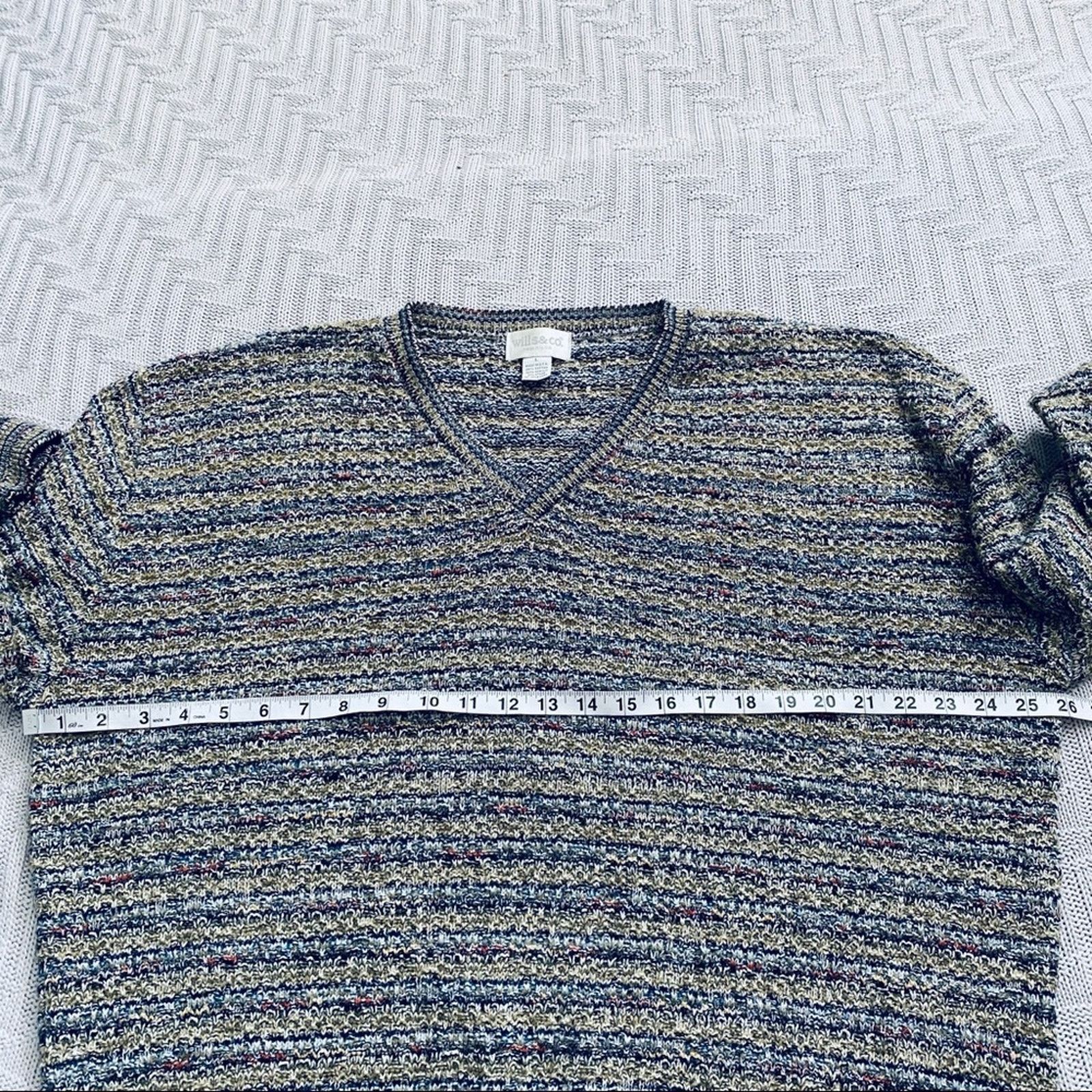 Vintage Vintage Wills & Co. v neck sweater Size US L / EU 52-54 / 3 - 6 Thumbnail