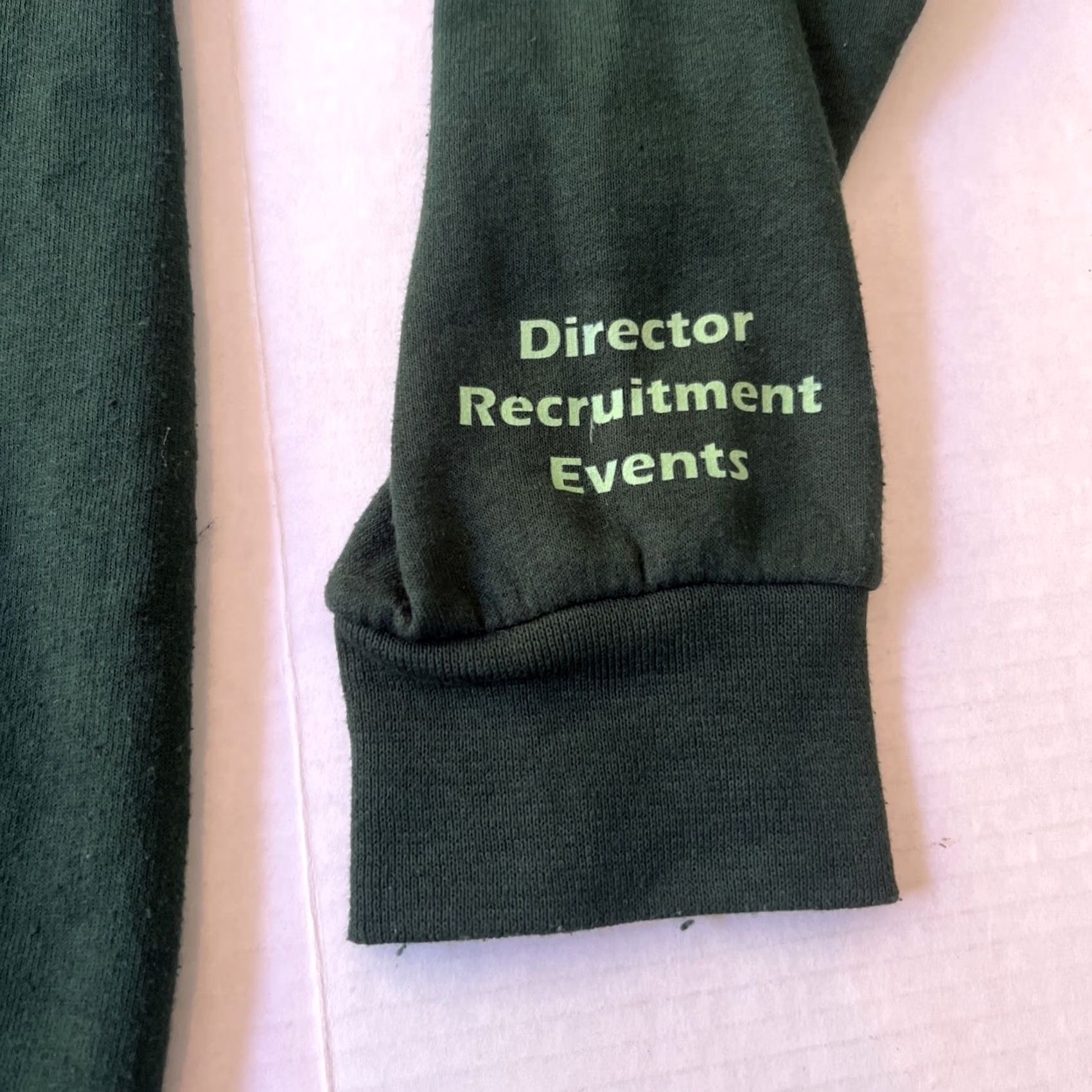 Jerzees Rare UCLA Bruins Pi Beta Phi Sorority Logo Exec Sweatshirt Hoodie Large Green Size L / US 10 / IT 46 - 4 Thumbnail