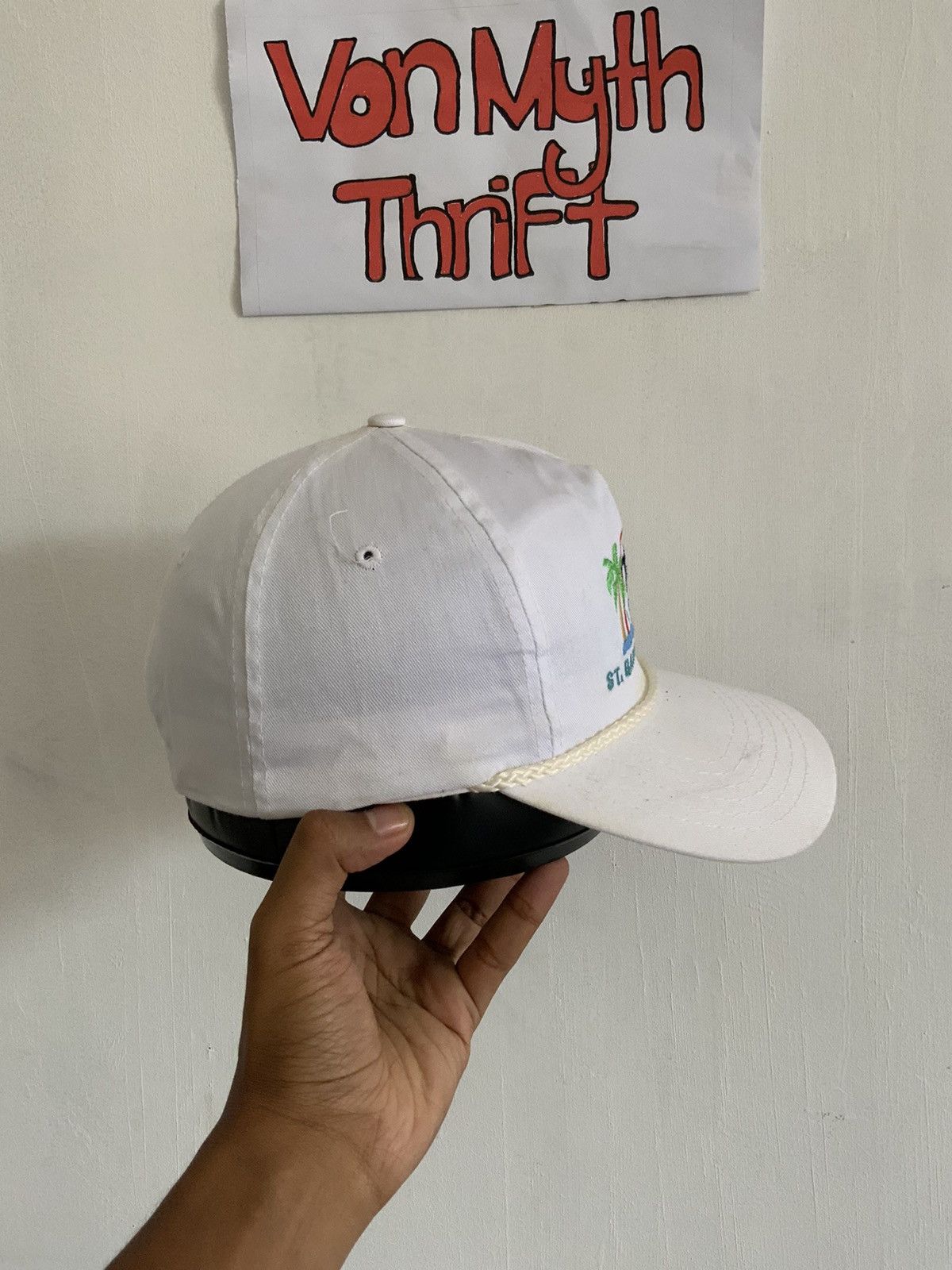 If Six Was Nine Vintage St. Barthelemy Fwi Marlin Hat Size ONE SIZE - 5 Thumbnail
