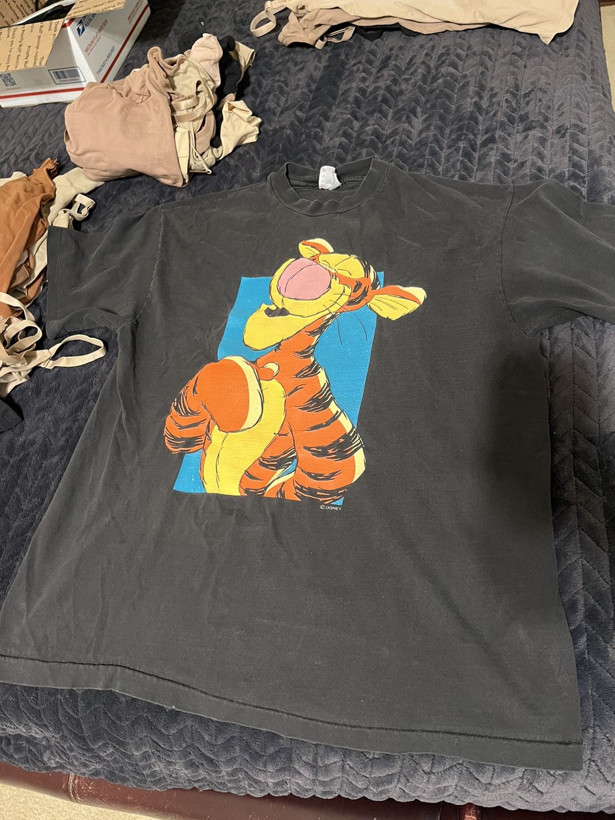 image of Vintage Tigger Tee in Black, Men's (Size Large)