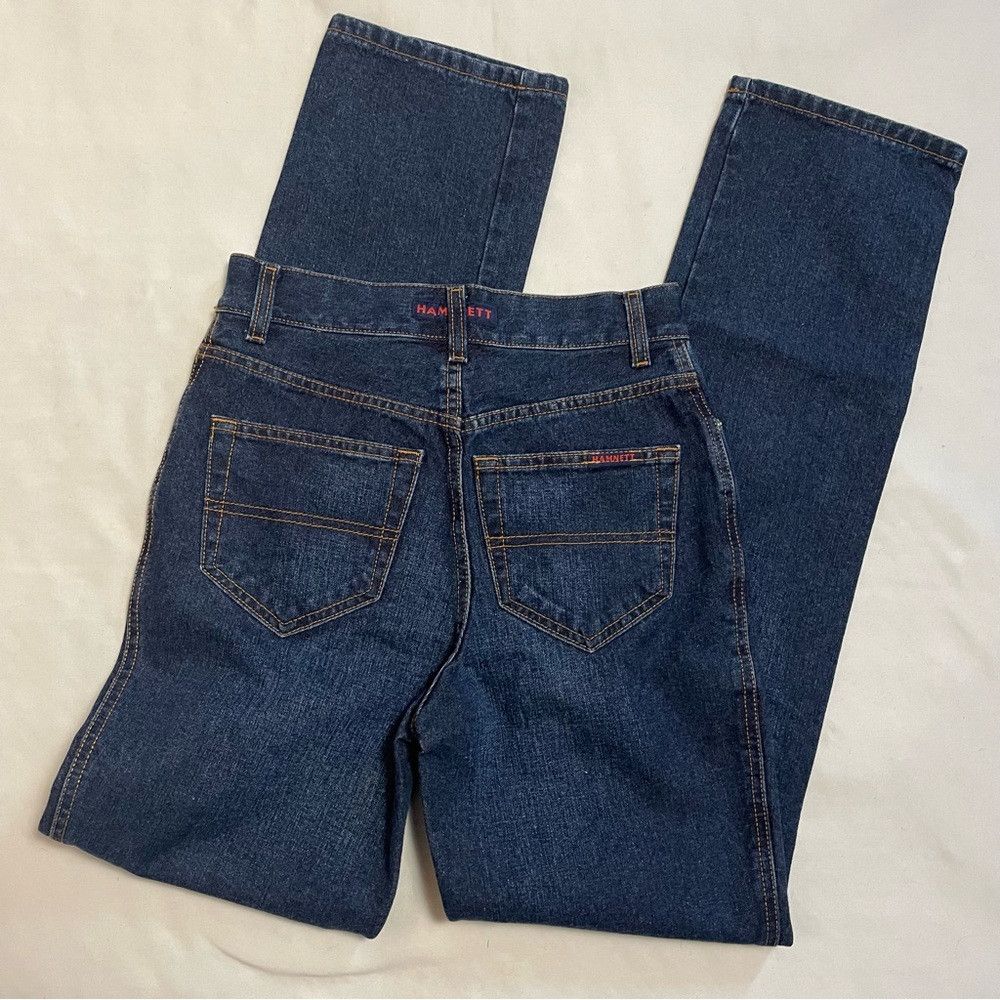 Katharine Hamnett London NWT New Hamnett Straight Leg Jeans Made In Italy Size 26 Size 26" / US 2 / IT 38 - 9 Thumbnail