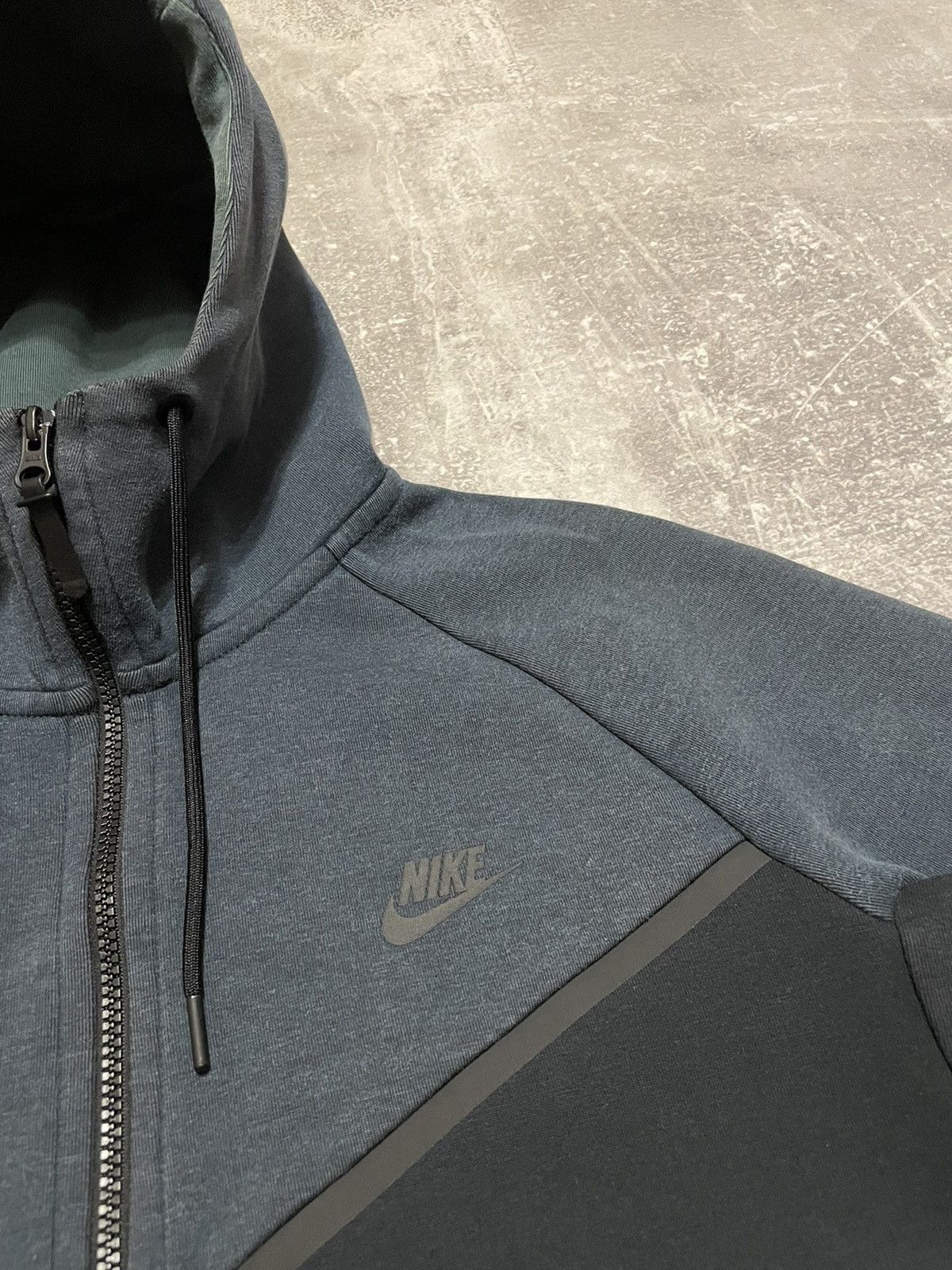 Nike × Vintage Vintage Nike Tach Fleece Zip-Up Hoodie Size US L / EU 52-54 / 3 - 7 Thumbnail