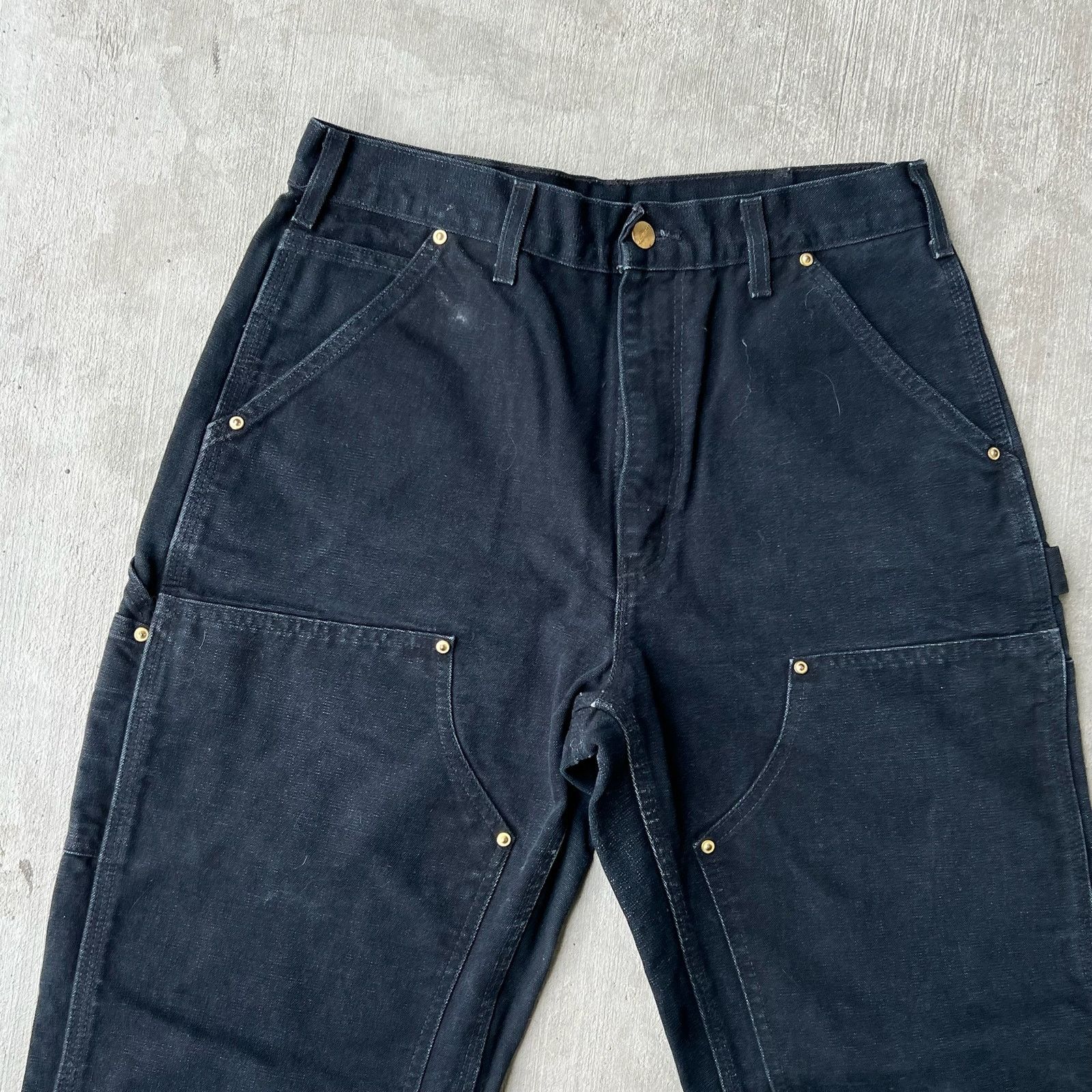 Carhartt × Vintage Carhartt black double knee work wear carpenter pants Size US 30 / EU 46 - 3 Thumbnail