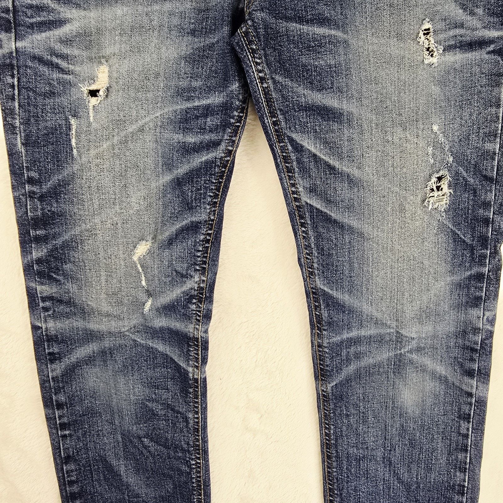 Other DPSR Distressed Skinny Straight Jeans Denim Size Small 31x32 Size US 31 - 6 Thumbnail