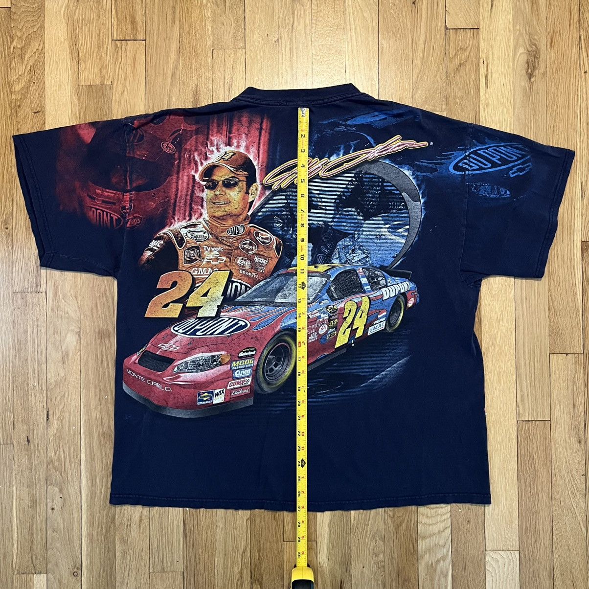 Chase Authentics Chase Authentics NASCAR Jeff Gordon #24 AOP XL Navy T Shirt Size US XL / EU 56 / 4 - 5 Thumbnail