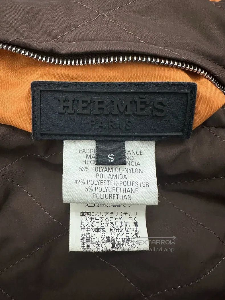 Hermes Hermes Simple Chevron Two-Sided Cotton Jacket, Two-Sided W Size S / US 4 / IT 40 - 9 Thumbnail