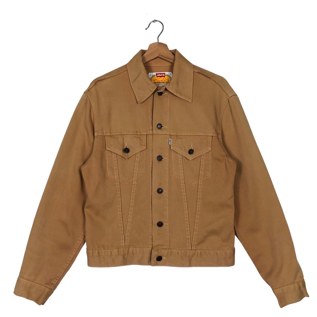 Levi's 🔥90’s Vintage Trucker Jacket White Levi’s Jacket Size US M / EU 48-50 / 2 - 1 Thumbnail