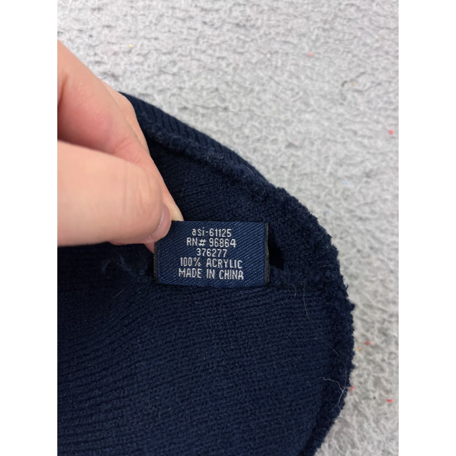 Vintage Grace Commons Church Beanie Toque Adult One Size Blue Knit Acrylic Presbyterian Hat Beanie Mens Size ONE SIZE - 7 Thumbnail