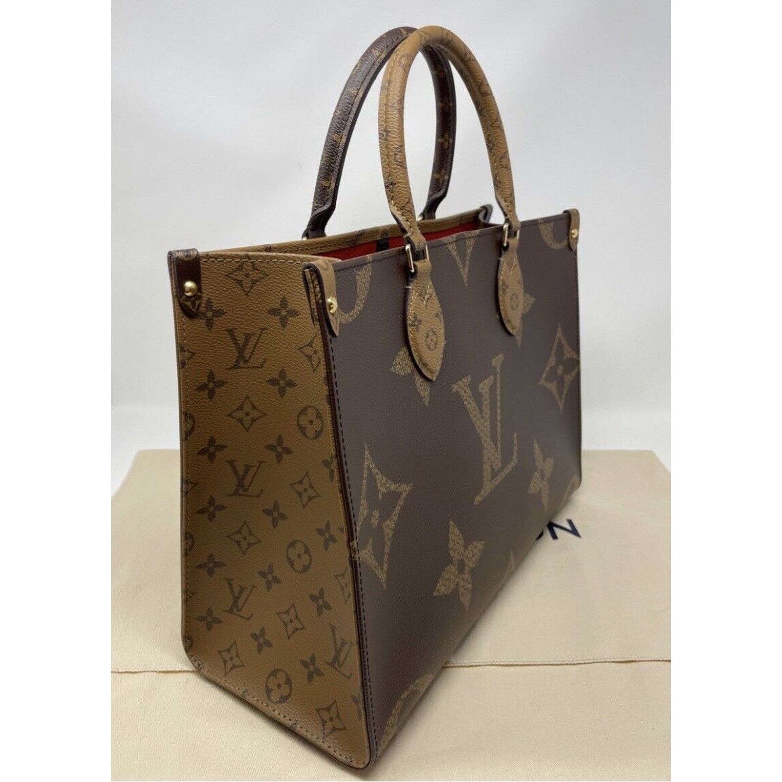 Louis Vuitton Louis Vuitton ONTHEGO MM Monogram Reverse Bag Size ONE SIZE - 7 Thumbnail