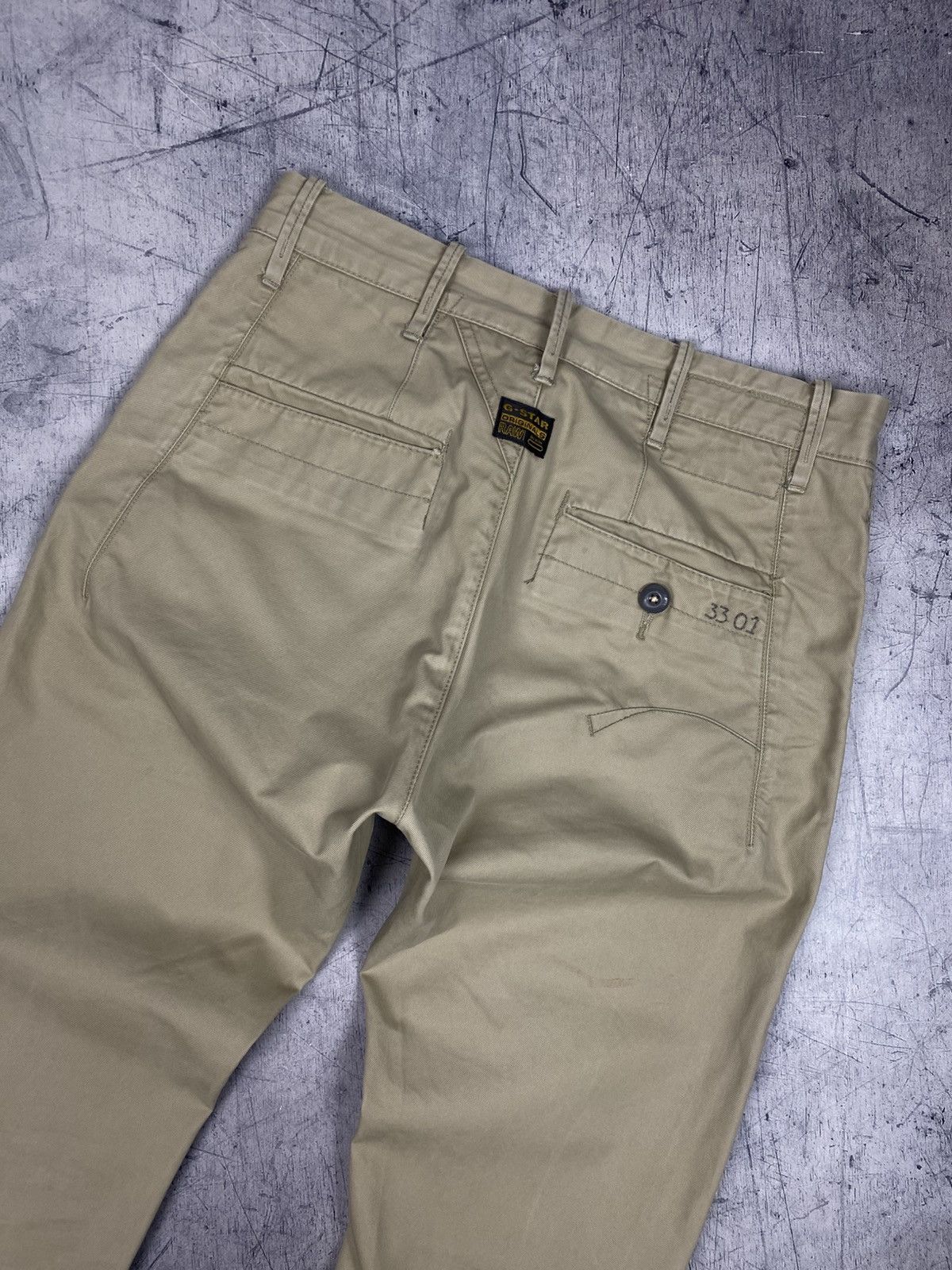 G-Star G-Star Raw Bronson Chino Straight Beige Chinos W30 L32 Size US 30 / EU 46 - 3 Thumbnail