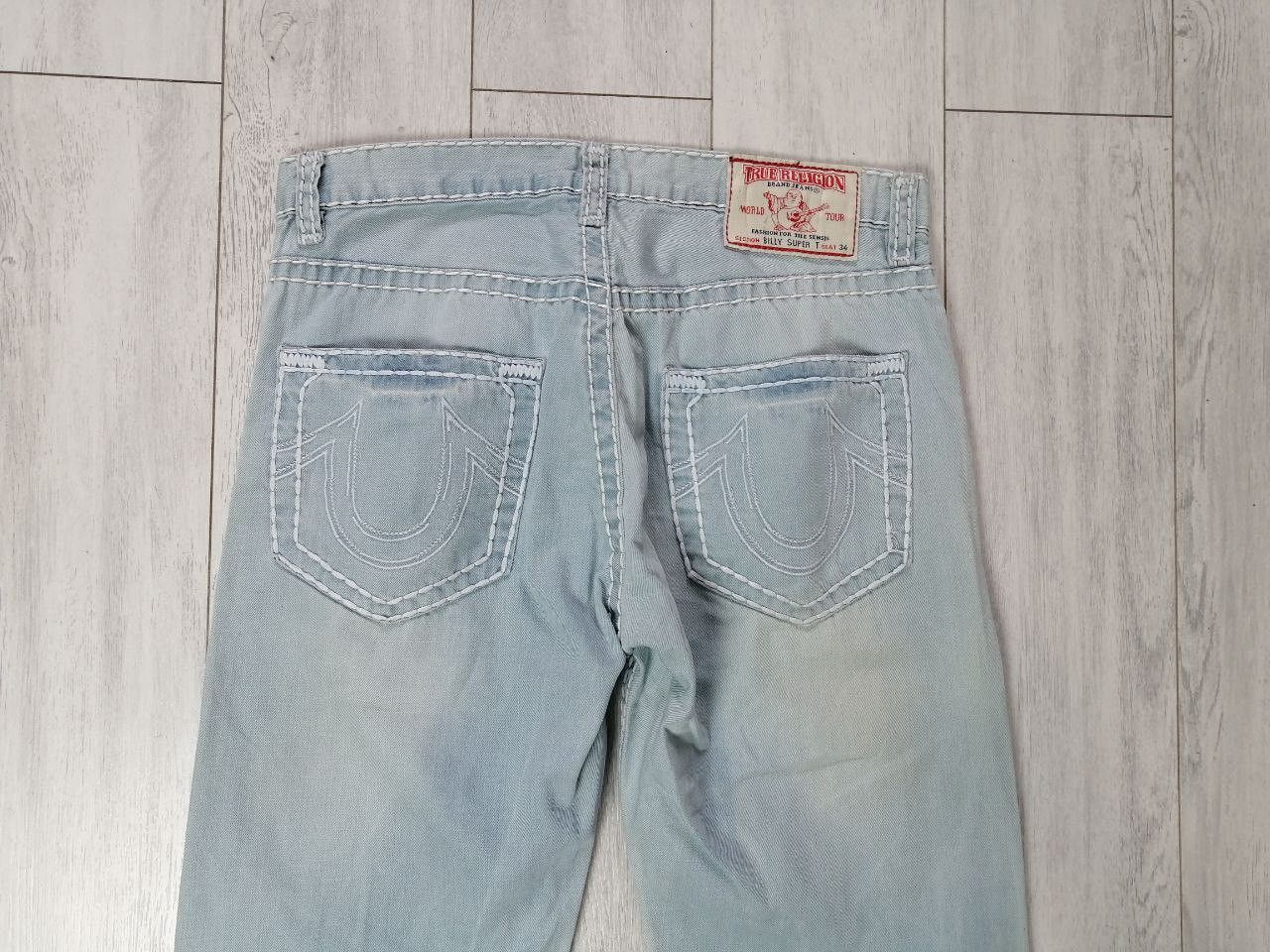 True Religion True Religion Billy Super T Seat 34 Denim Jeans Size US 32 / EU 48 - 5 Thumbnail
