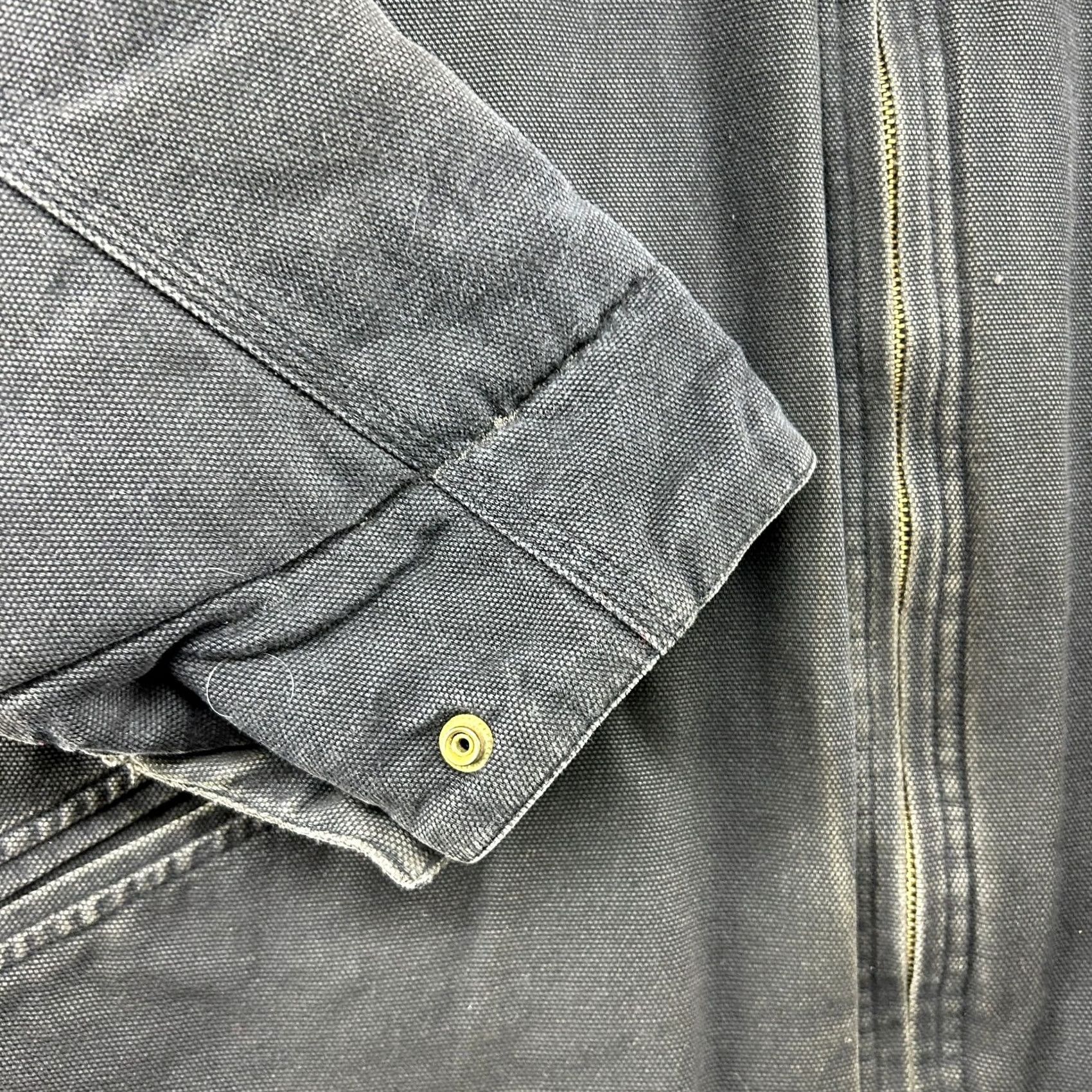 Vintage VINTAGE Tri Mountain Jacket Mens XL Black Canvas Quilted Workwear 90s Bomber Jacket Regular Mens Size US XL / EU 56 / 4 - 2 Thumbnail