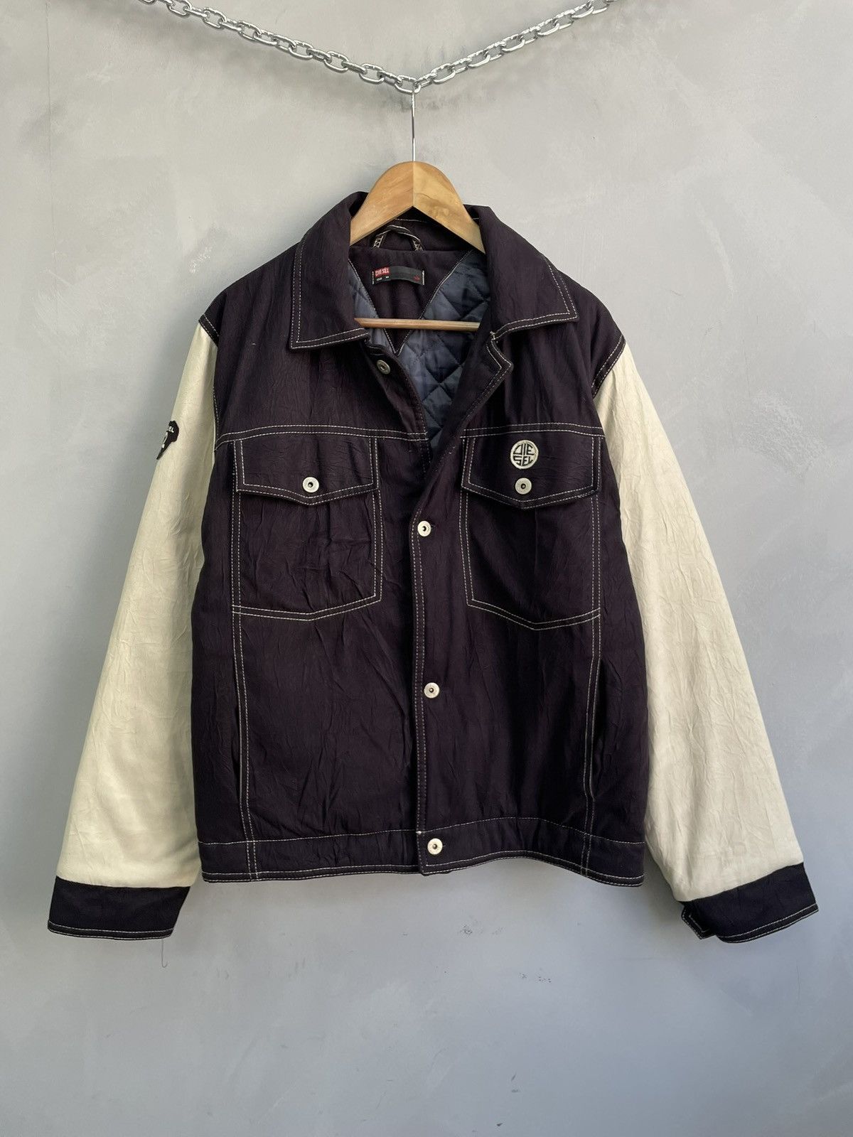 Diesel Rare Diesel style trucker jacket 90s avant garde Size US M / EU 48-50 / 2 - 1 Thumbnail