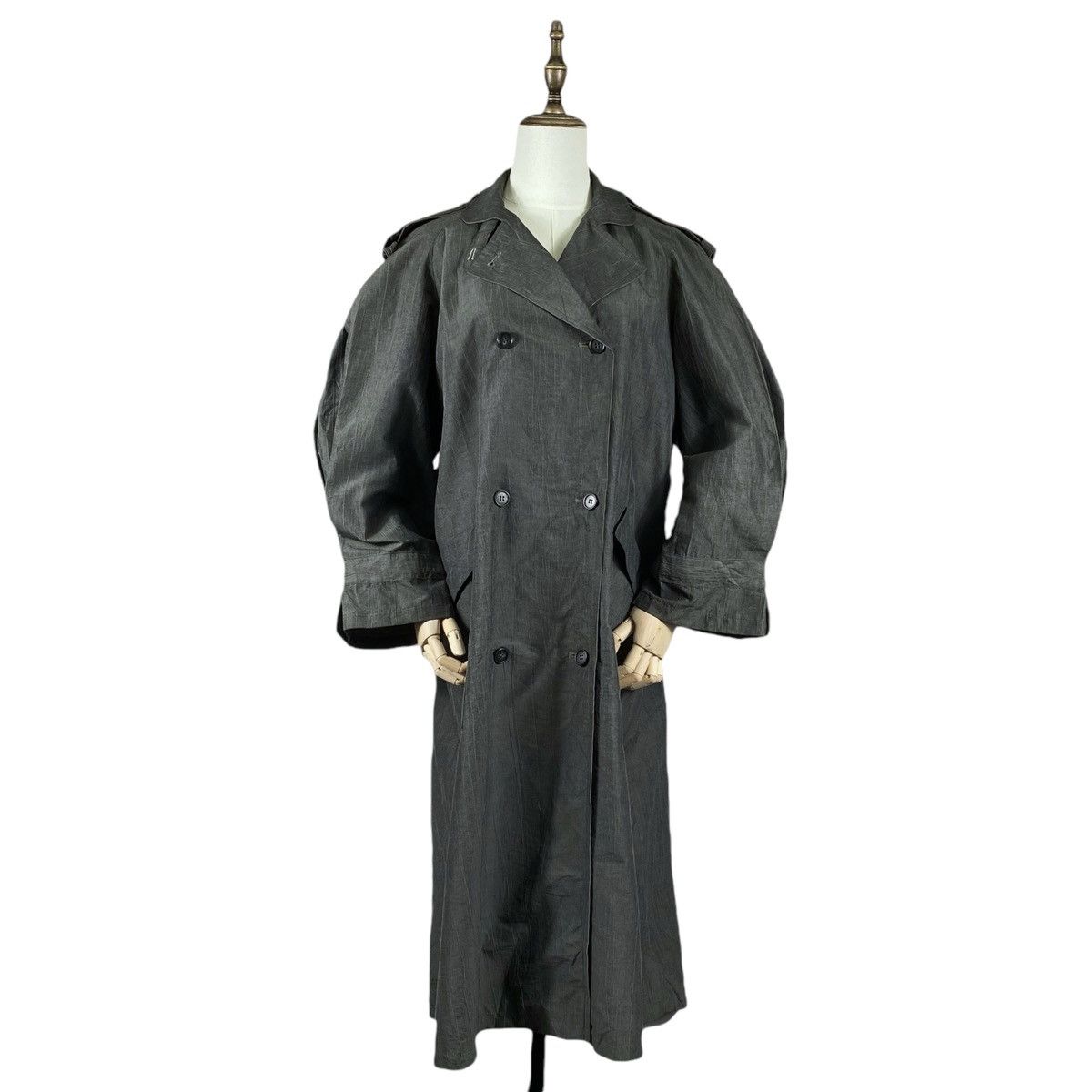 Thierry Mugler Vintage Thierry Mugler Balloon Sleeve Trench Coat Size M / US 6-8 / IT 42-44 - 1 Thumbnail