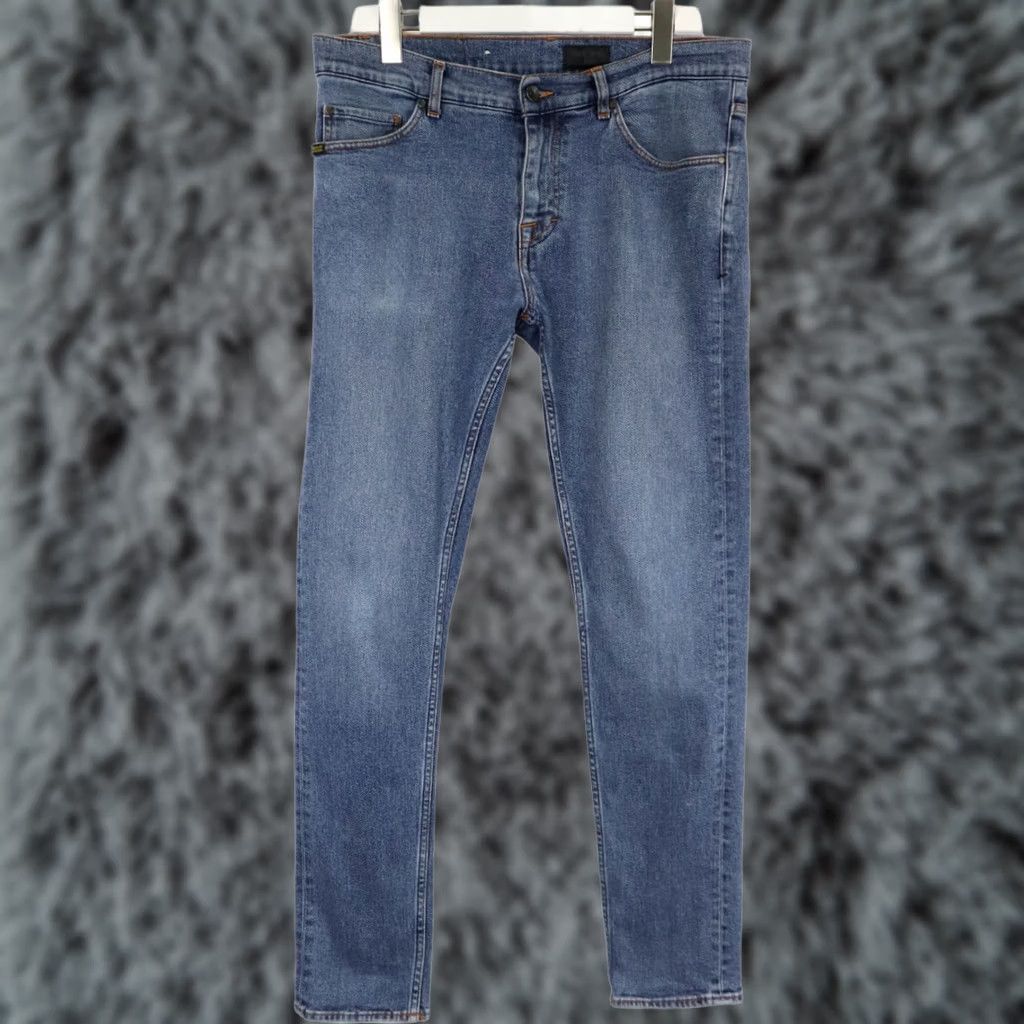 Tiger of Sweden TIGER OF SWEDEN Jeans Men's Evolve W32/L32 Blue Faded Denim Zip Fly Stretched Size US 32 / EU 48 - 1 Thumbnail
