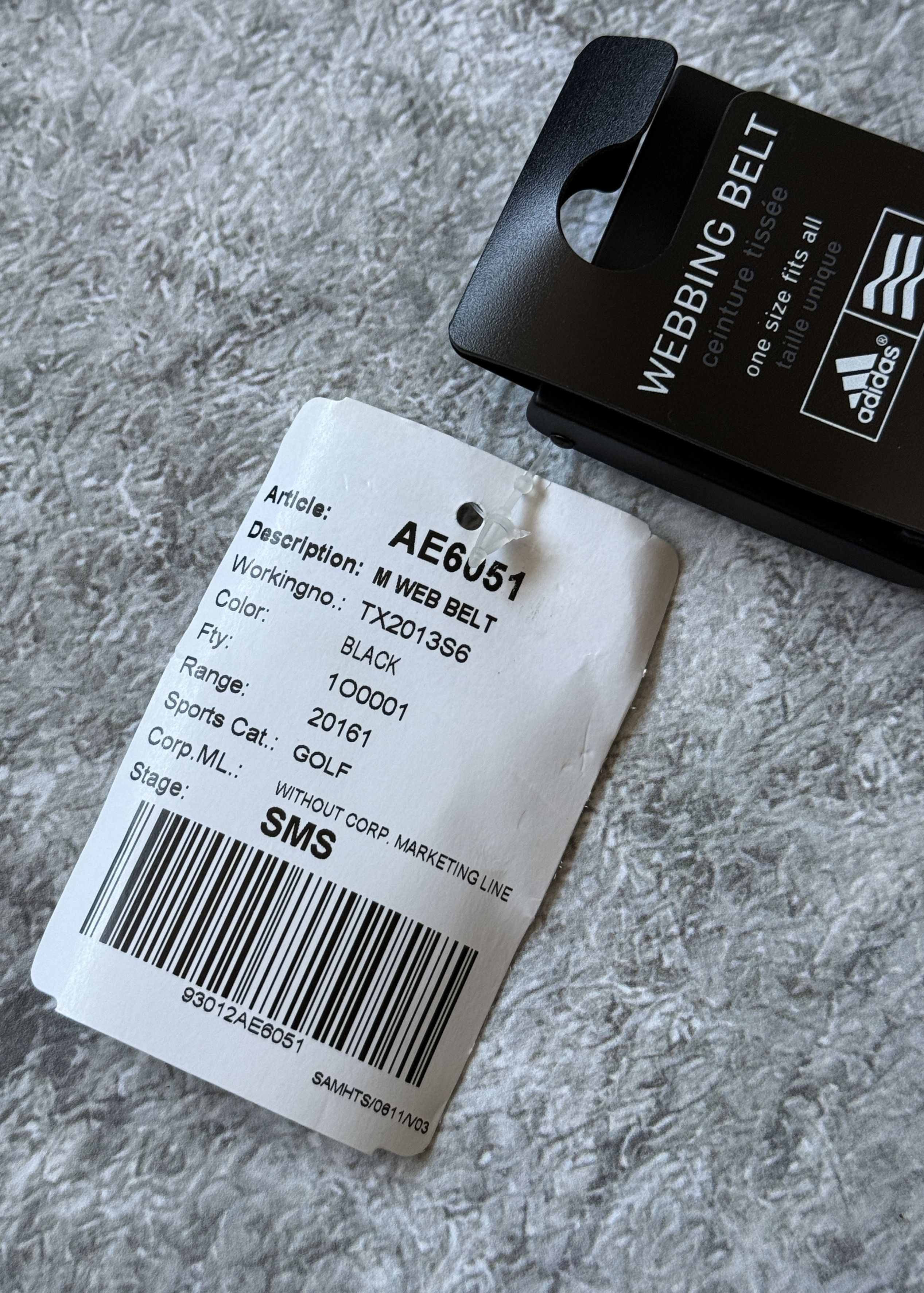 Adidas ADIDAS GOLF BELT CUT TO SIZE AE6051 Size ONE SIZE - 3 Thumbnail