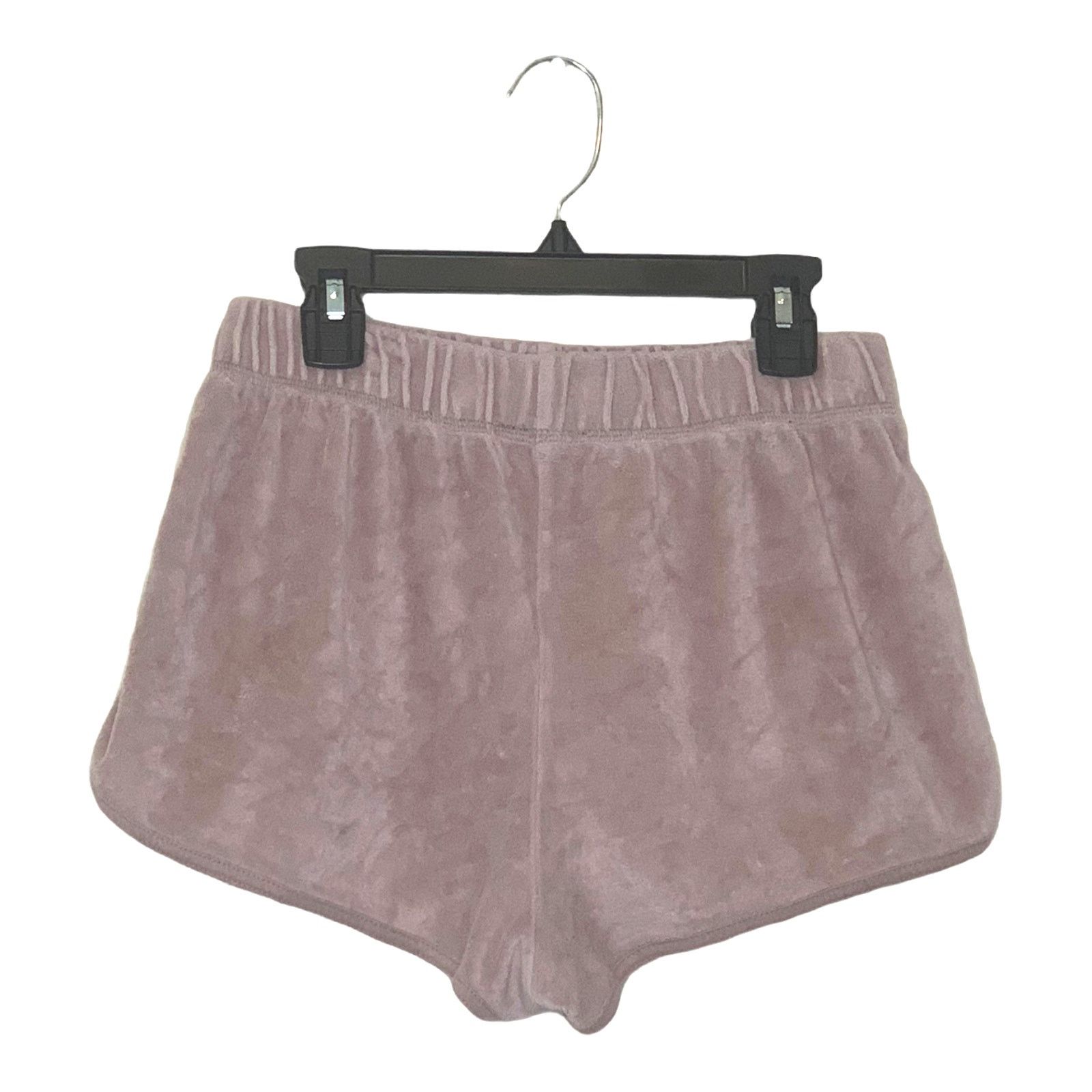 Topshop Topshop beige velour pull on short size 4 Size 27" / US 4 / IT 40 - 2 Thumbnail