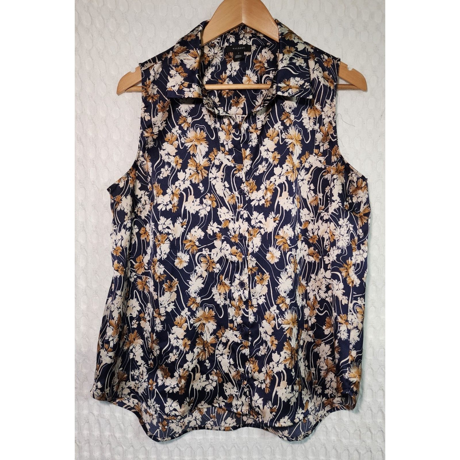 Other Halogen Women's Printed Floral Sleeveless Size 1 (14w-16w) Size XL / US 12-14 / IT 48-50 - 1 Thumbnail
