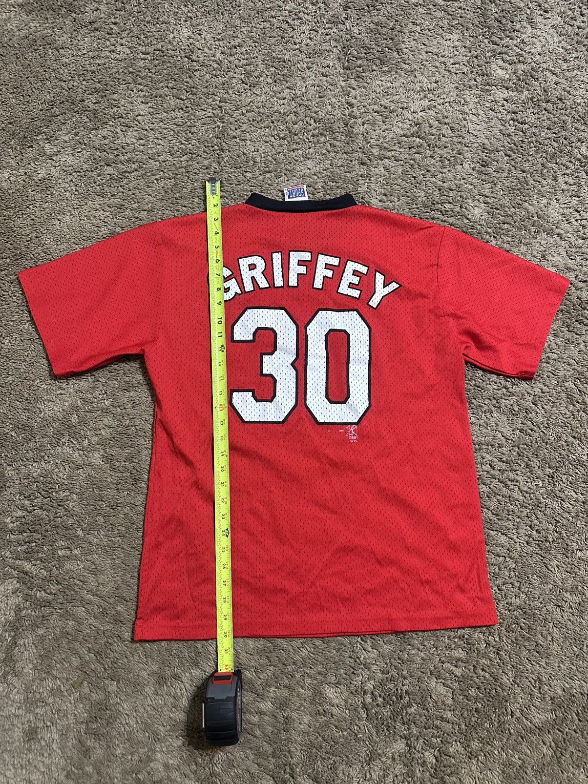 MLB Vintage MLB Cincinnati Reds “Griffey” jersey 00s size medium Size US M / EU 48-50 / 2 - 8 Thumbnail