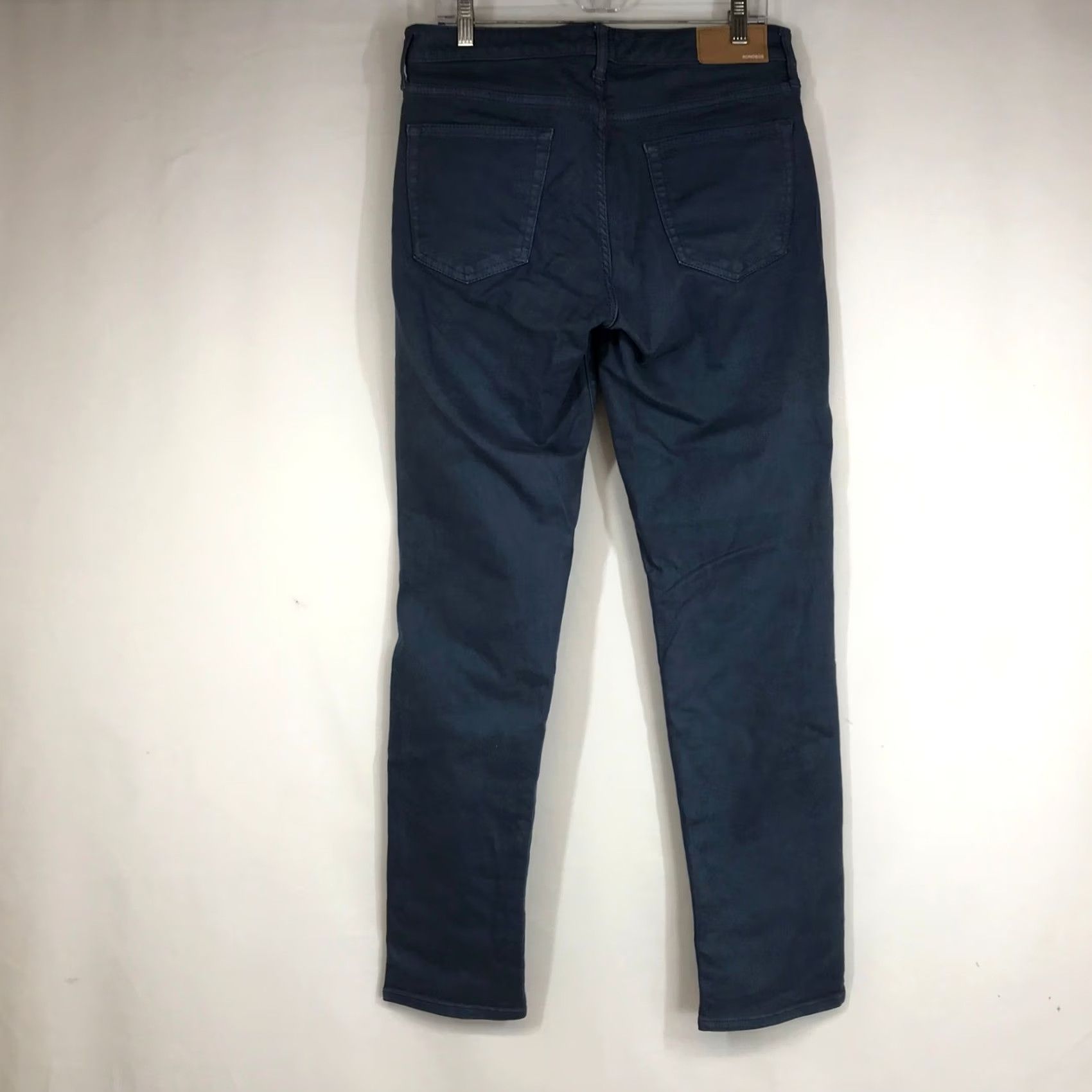 Bonobos Bonobos Slim Fit Chino Pants Slate Blue Gray 31x34 Cotton Stretch Twill 5-Pocket Manuf Egypt Buttons Zip Womens Pants Size 24" / US 00 / IT 34 - 4 Thumbnail