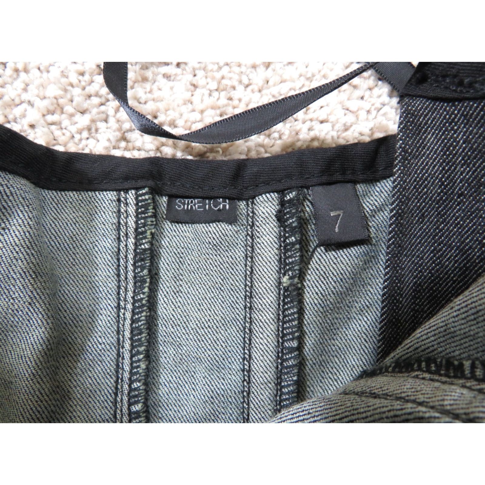 Guess VINTAGE GUESS Denim Studded Corset Bustier Top NWT 2000s Y2K Blue Denim Sleeveless Cropped Tank Regular Women Size M / US 6-8 / IT 42-44 - 6 Thumbnail