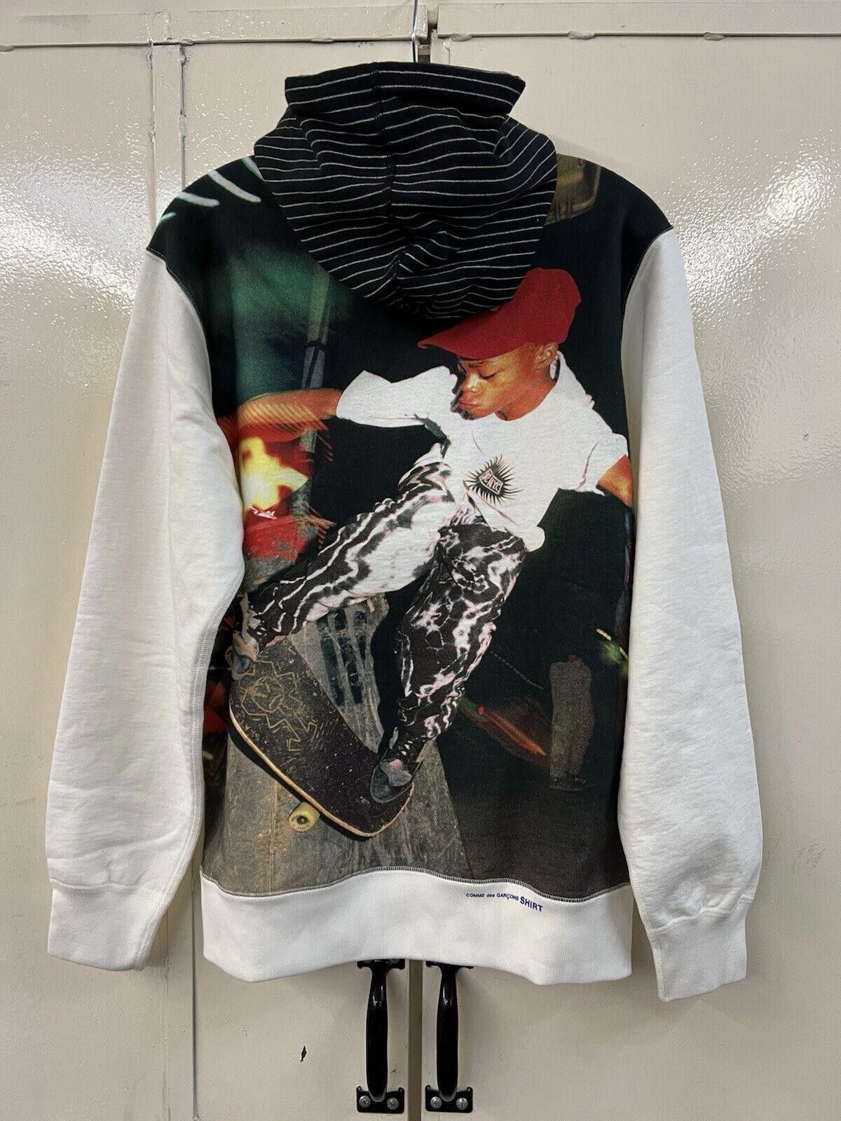 Supreme Supreme CDG Comme Des Garcons Harold Hunter Box Logo Hoodie Size US 32 / EU 48 - 4 Thumbnail