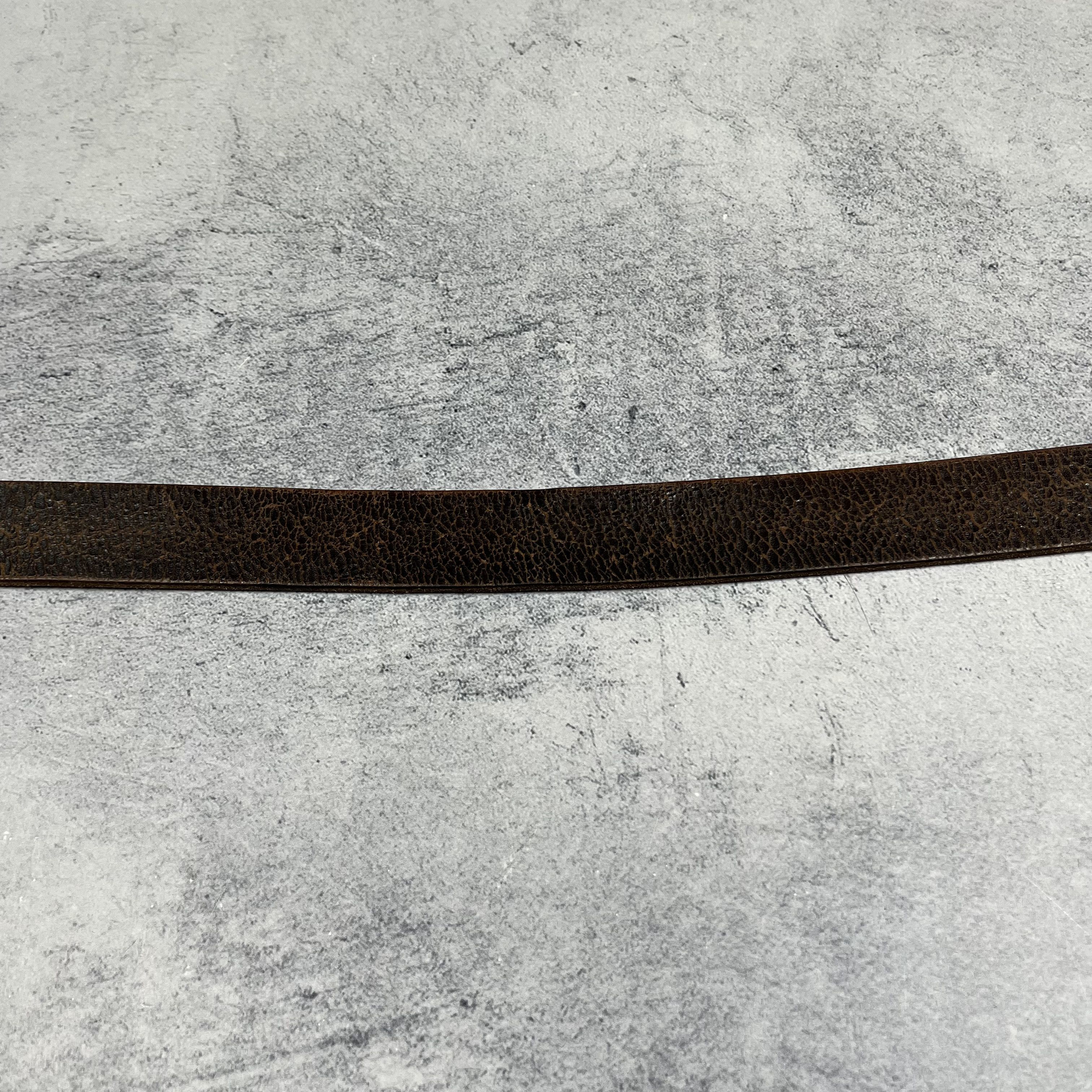 Diesel Vintage Diesel Cow Leather Y2K Brown Belt 00’s Size ONE SIZE - 18 Thumbnail