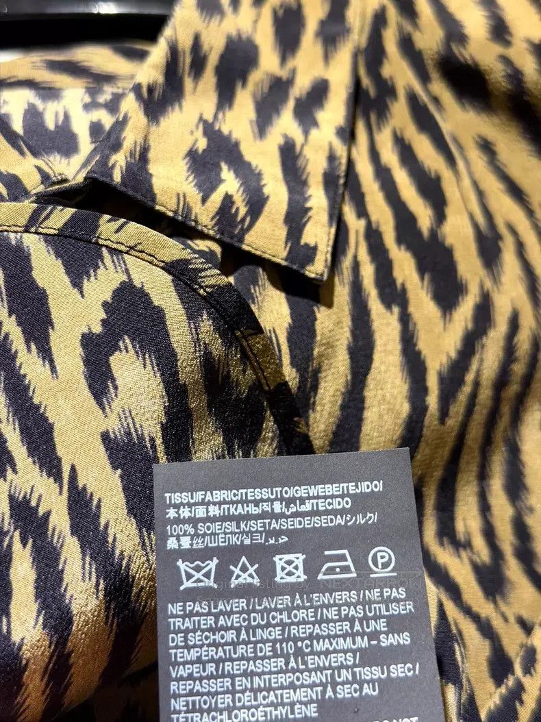 Saint Laurent Paris Saint Laurent Paris Leopard Print Shirt i Size US XXS / EU 40 - 7 Thumbnail