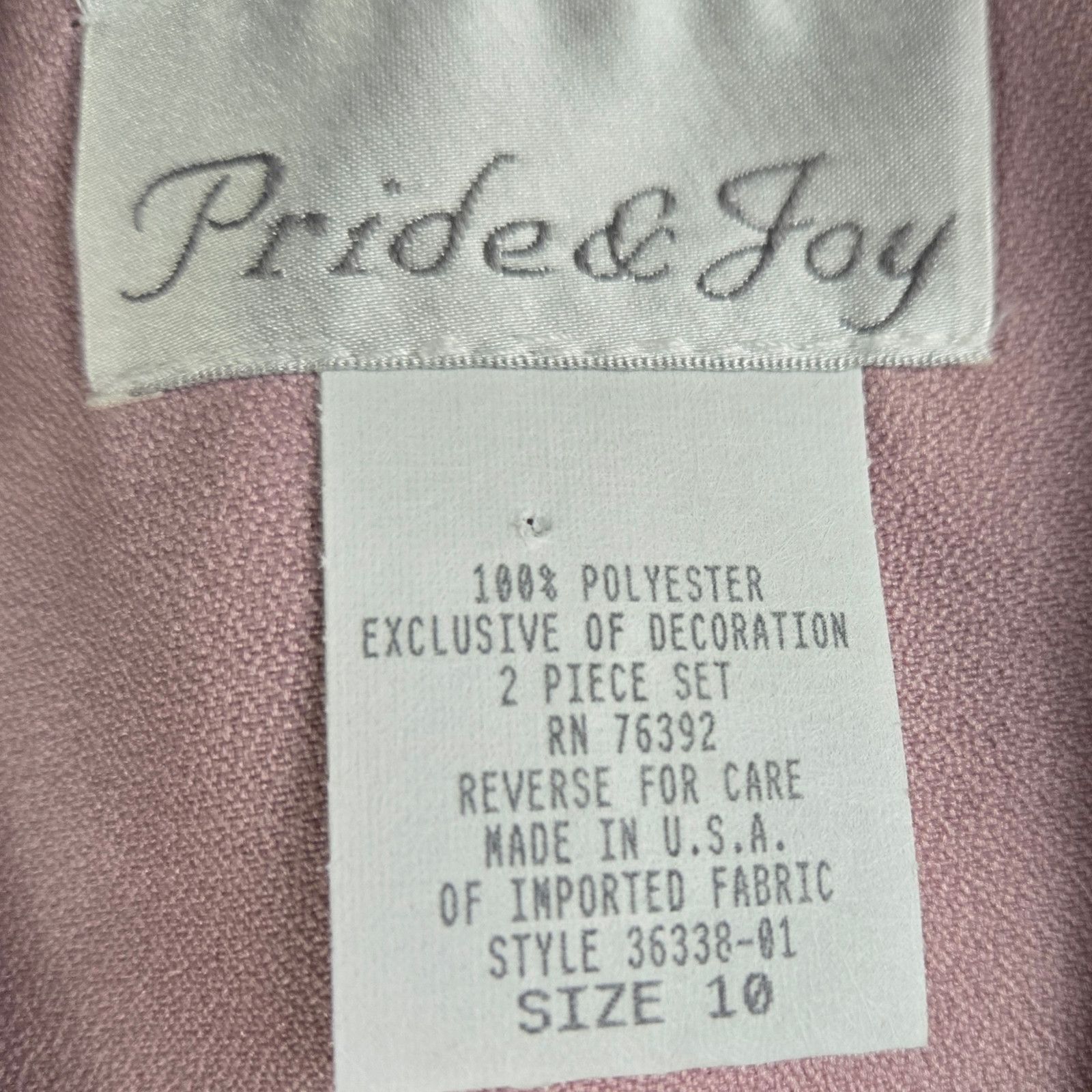 Vintage 70s Vintage Pink USA Made Maxi Skirt Set Size 10 Size 32" / US 10 / IT 46 - 7 Thumbnail