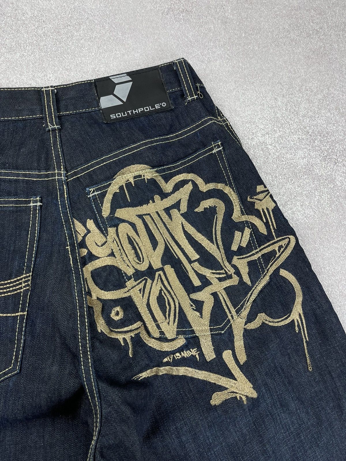 Southpole Southpole Washed Blue Rap Baggy Denim Shorts Size 31 Size US 31 - 12 Thumbnail