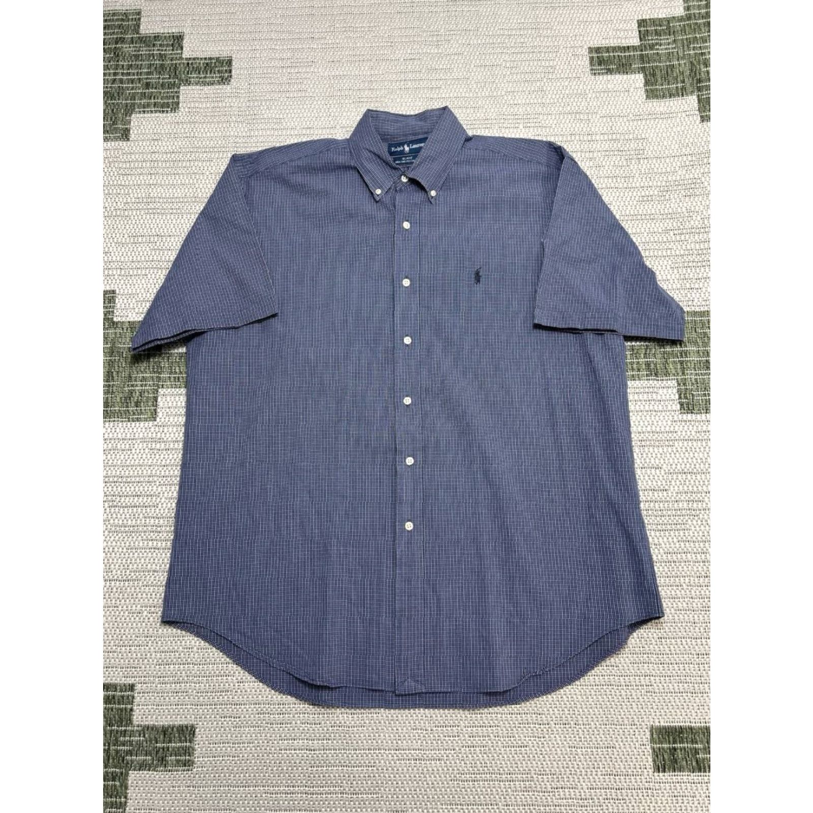Ralph Lauren VINTAGE Ralph Lauren Blake Shirt Mens L Blue Checkered Cotton Button-Down Size US L / EU 52-54 / 3 - 2 Thumbnail