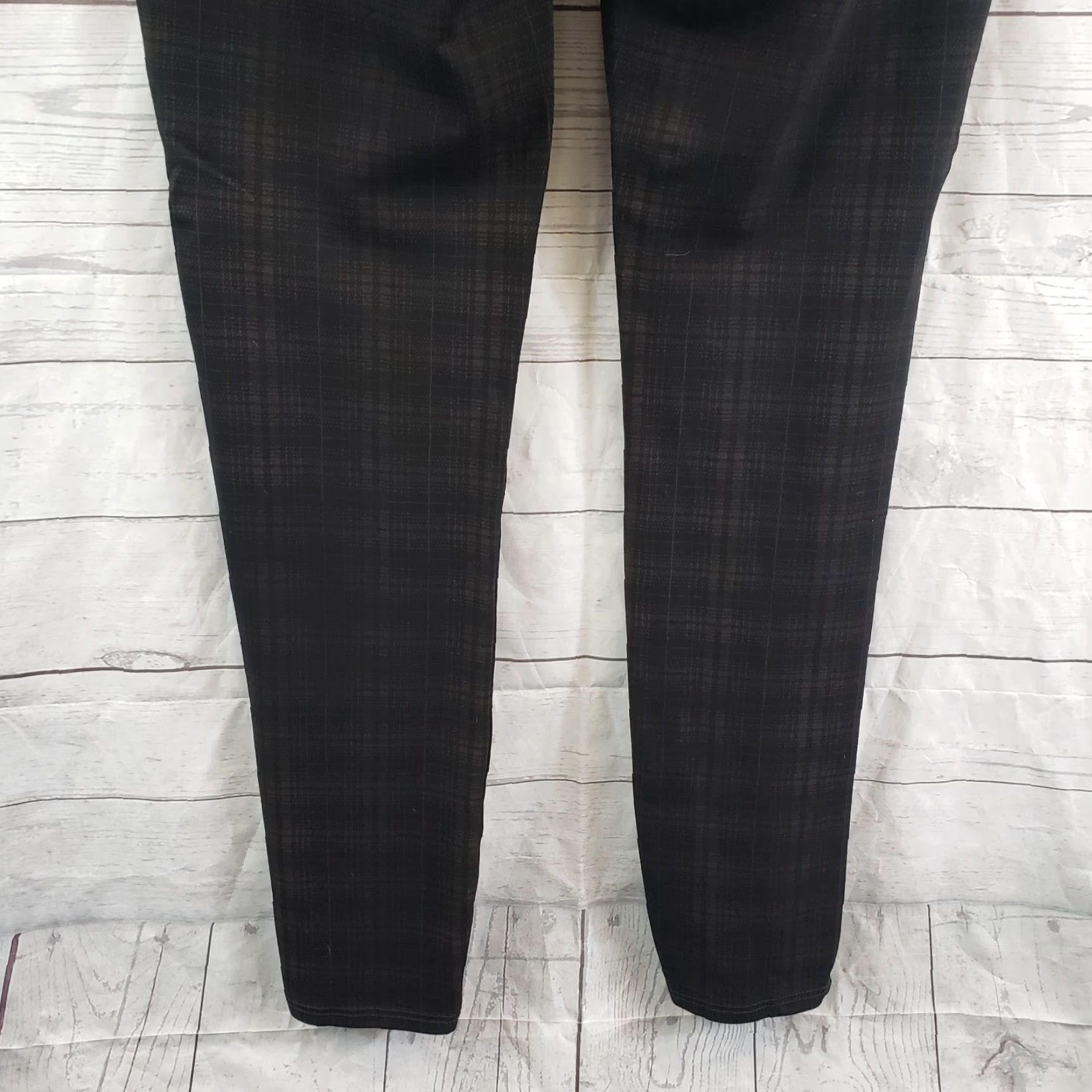 Vintage Kut From the Kloth Womens Ponte Knit Skinny Pants Size 8 Black Plaid Size 30" / US 8 / IT 44 - 5 Thumbnail