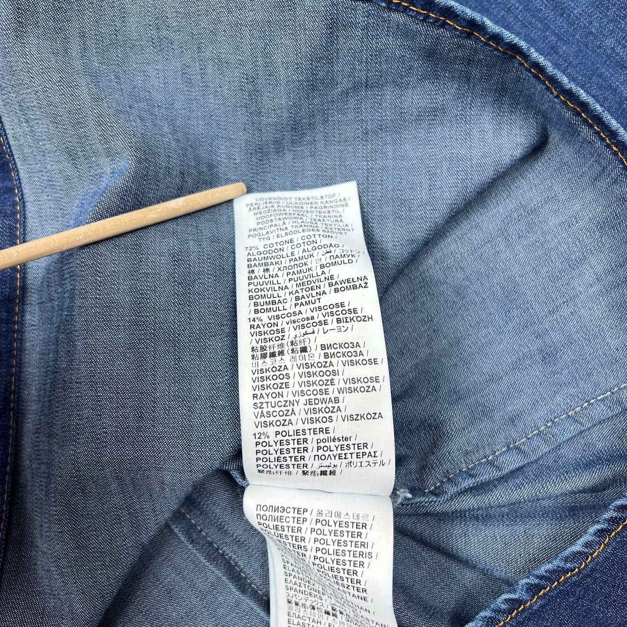 Jacob Cohen Jacob Cohen Western Denim Shirt Blue Size 46 Size L / US 10 / IT 46 - 12 Thumbnail
