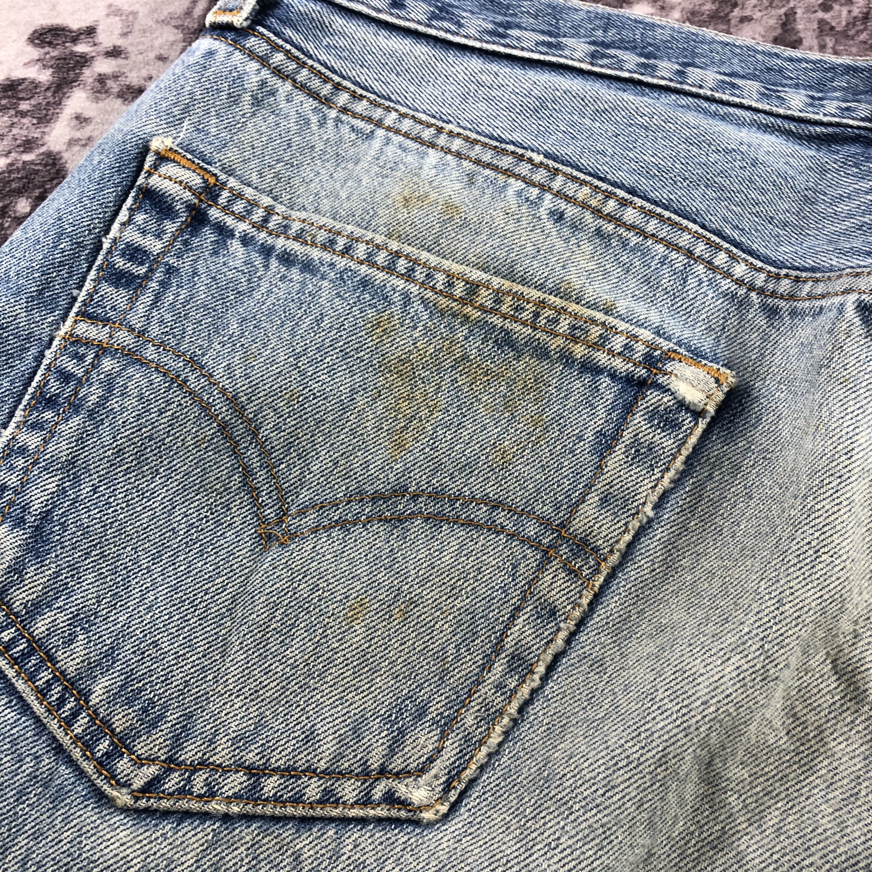 Levi's Vintage 90s Distress Levis 501 Jeans-JM2769 Size US 35 - 7 Thumbnail