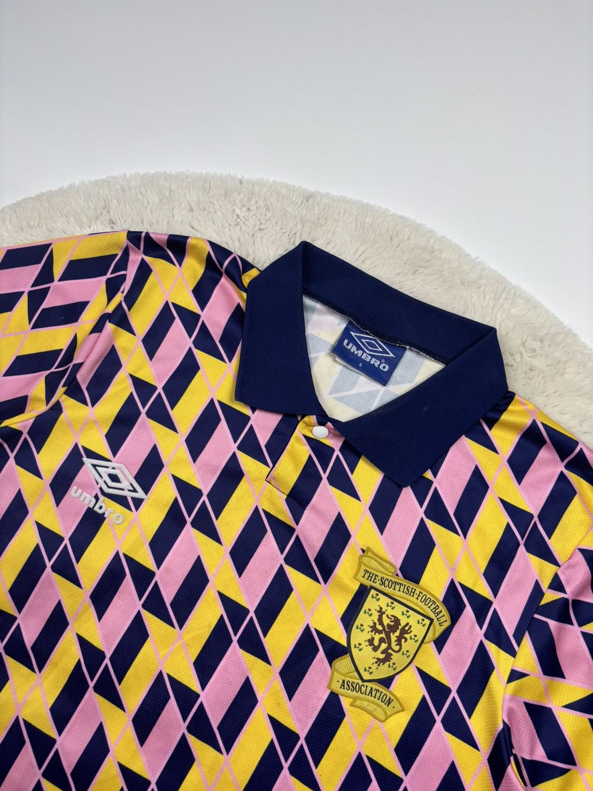 Umbro Umbro Scotland 1988/90 Retro Vintage Soccer Jersey Rare Size US S / EU 44-46 / 1 - 2 Thumbnail
