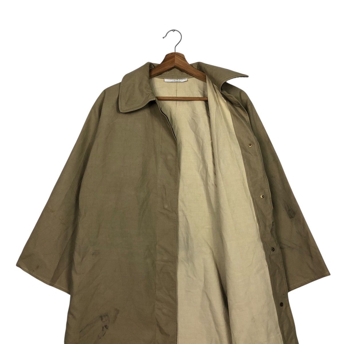 Geoffrey B. Small 📌Rich Brown Vintage Long Jacket Geoffrey Beene Size US M / EU 48-50 / 2 - 15 Thumbnail