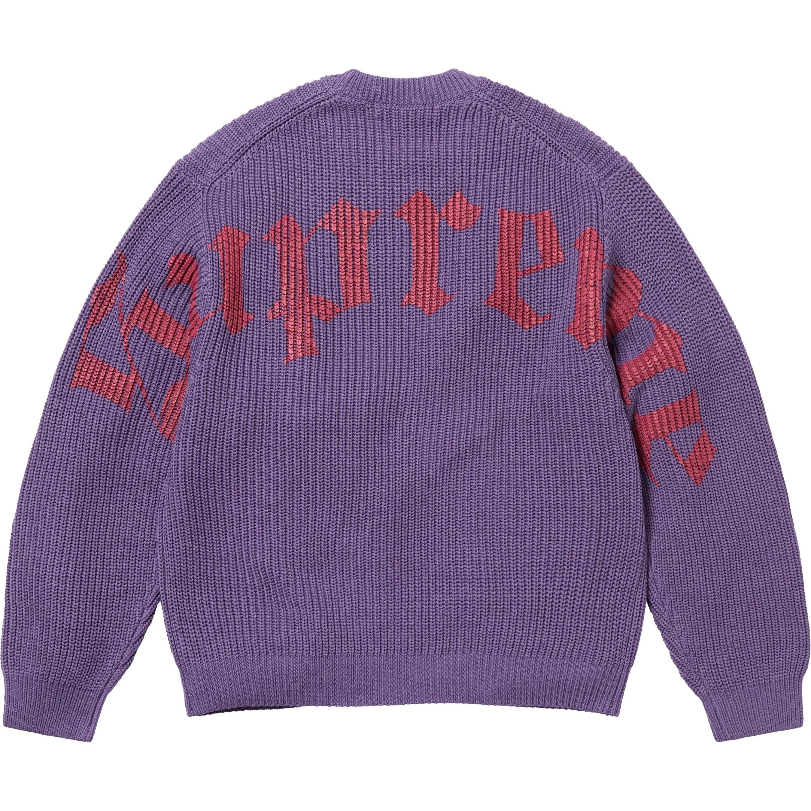 Supreme Supreme Old English Sleeves Sweater | Grailed