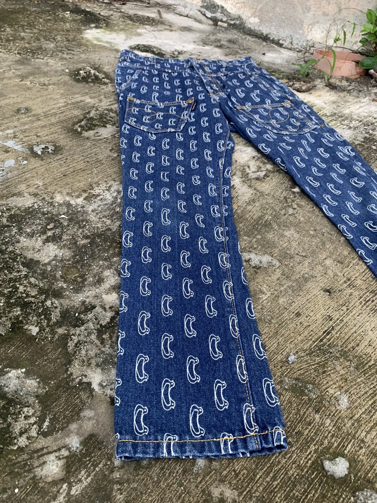 Issey Miyake × mercibeaucoup Mercibeaucoup issey miyake full print jeans Size 28" / US 6 / IT 42 - 6 Thumbnail