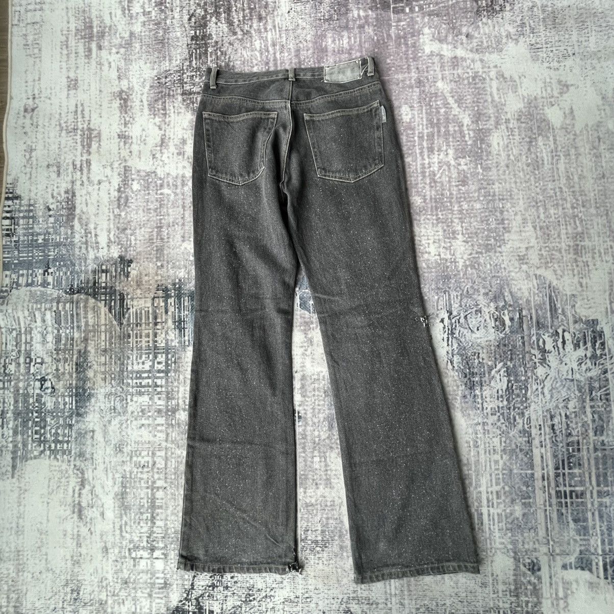 BERNINGS SHO Vintage Distress Bernings Sho Flare Bondage Punk Jeans Size US 28 / EU 44 - 2 Thumbnail