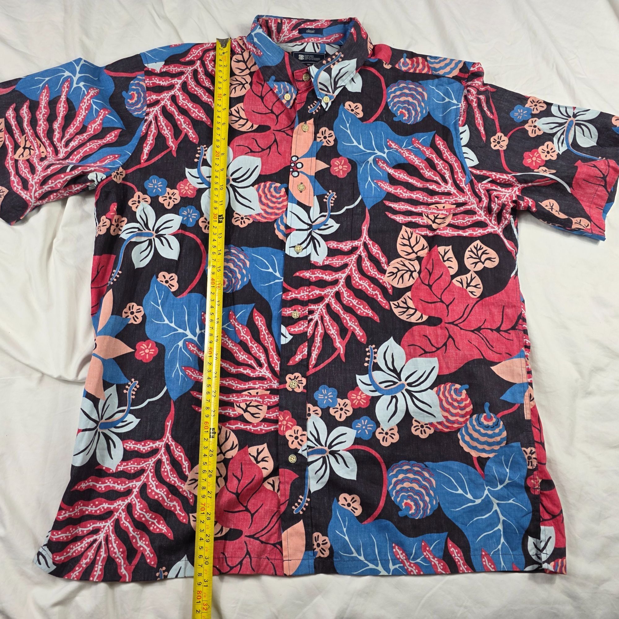 Reyn Spooner Reyn Spooner San Clemente Mens XL Classic Fit Hawaiian Shirt Size US XL / EU 56 / 4 - 8 Thumbnail