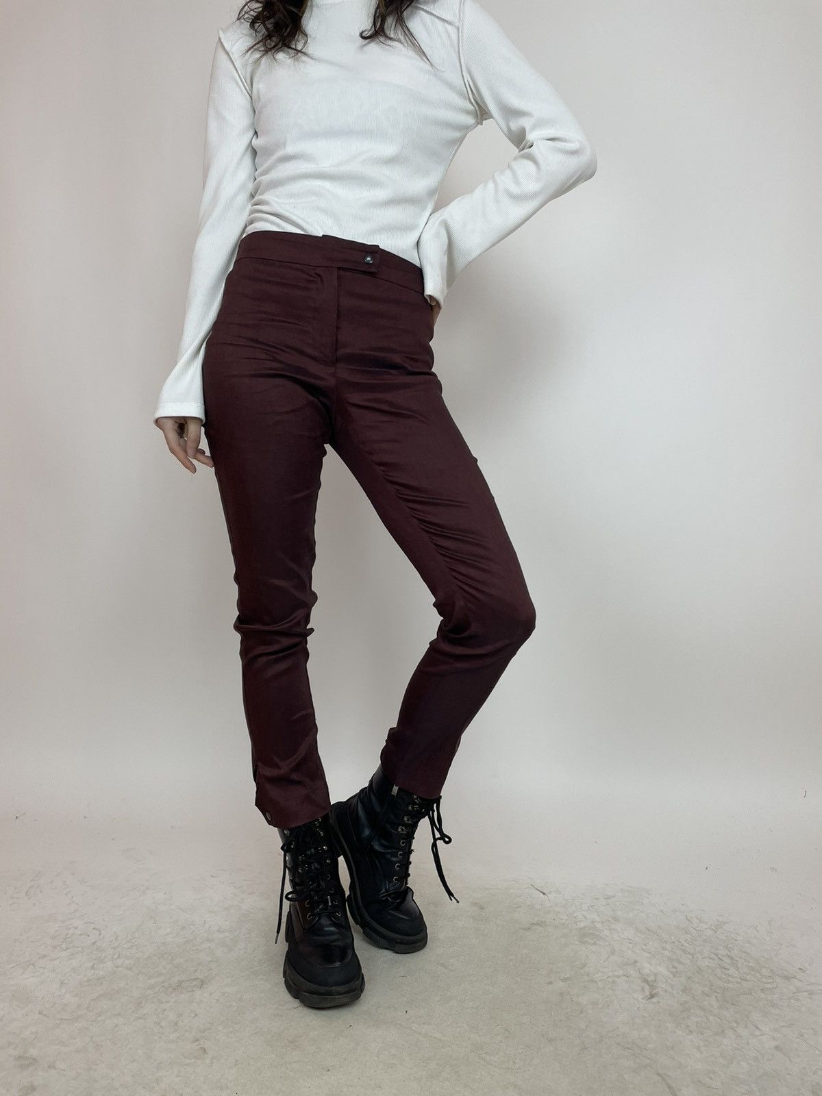 Sarah Pacini Sarah Pacicni Linen Trousers Pants Womens size 0 Size 25" / US 0 / IT 36 - 1 Thumbnail