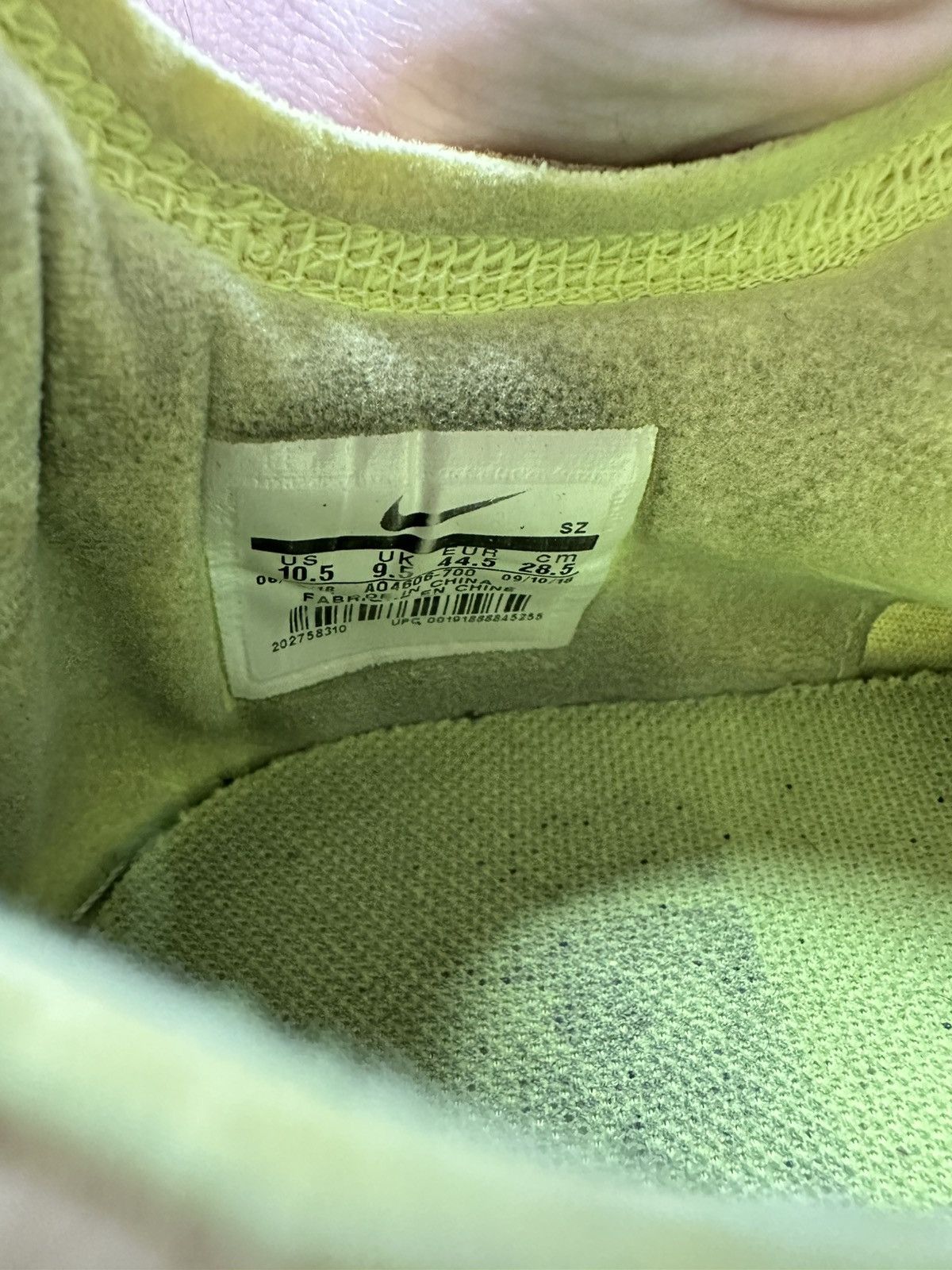 Nike × Off-White Nike airforce one offwhite volt Size US 10.5 / EU 43-44 - 5 Thumbnail